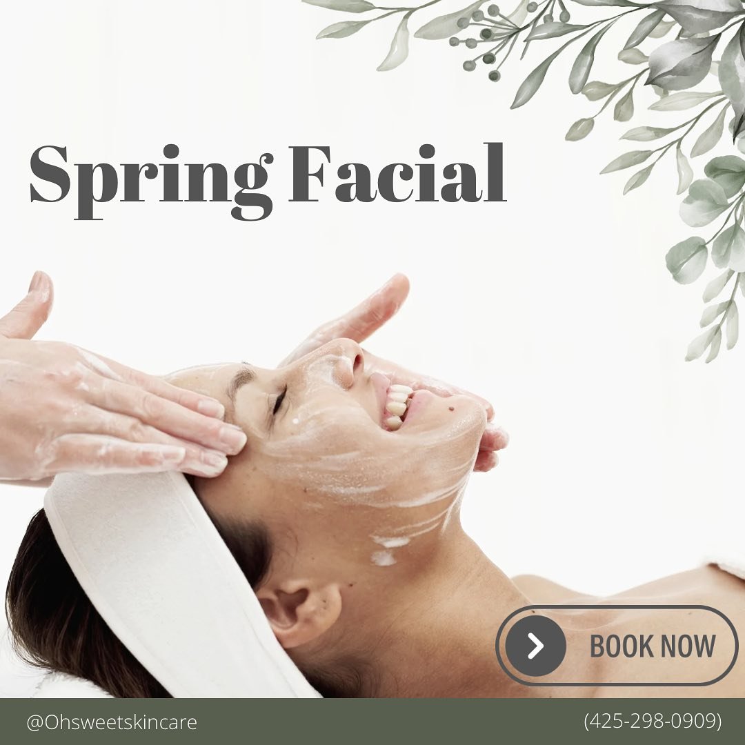 Introducing our new Spring Facial! 🌸

Refresh your skin this season with our new spring cleansing detox facial! ✨ this facial is designed to deep cleanse, exfoliate and nourish your skin, this facial treatment will leave you feeling rejuvenated and 