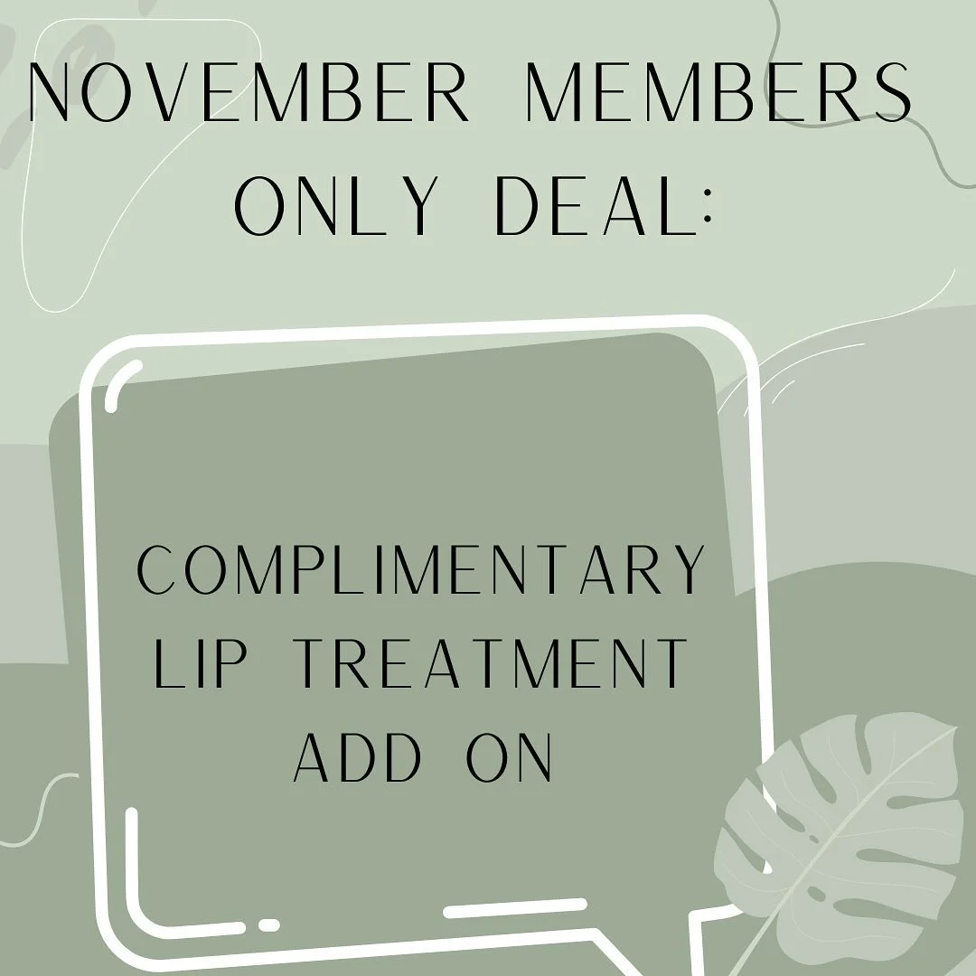 Our monthly membership deal for November 😉

If you have any type of membership with us, you can take advantage of this deal! 🫶🏼