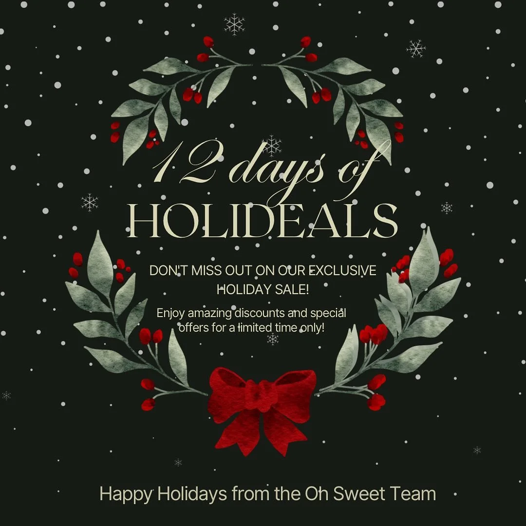 Mark your calendars for some holideals! 🗓️🎄From December 3rd thru the 18th, you can take advantage of some great deals from product discounts to service discounts!

We will be posting on our story everyday of the week throughout the deal so that yo