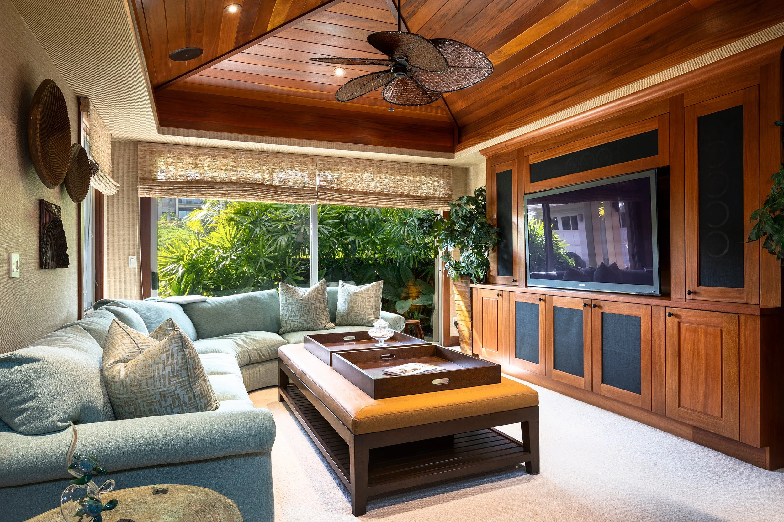 卓越したフロアプランには、最新のメディアルームが含まれています。