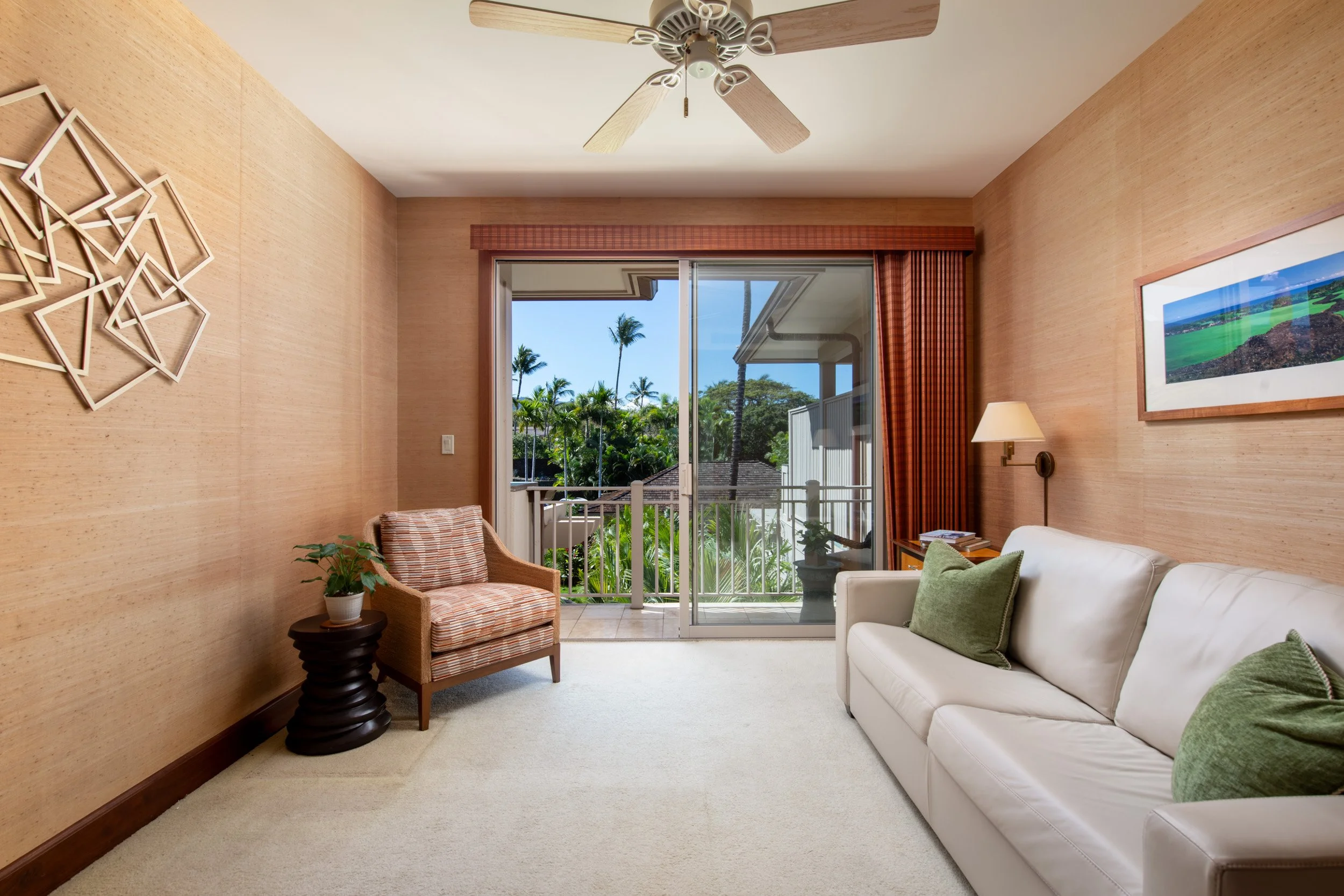 This upper-level room can easily be converted back into a secondary bedroom with an adjacent full bath.
