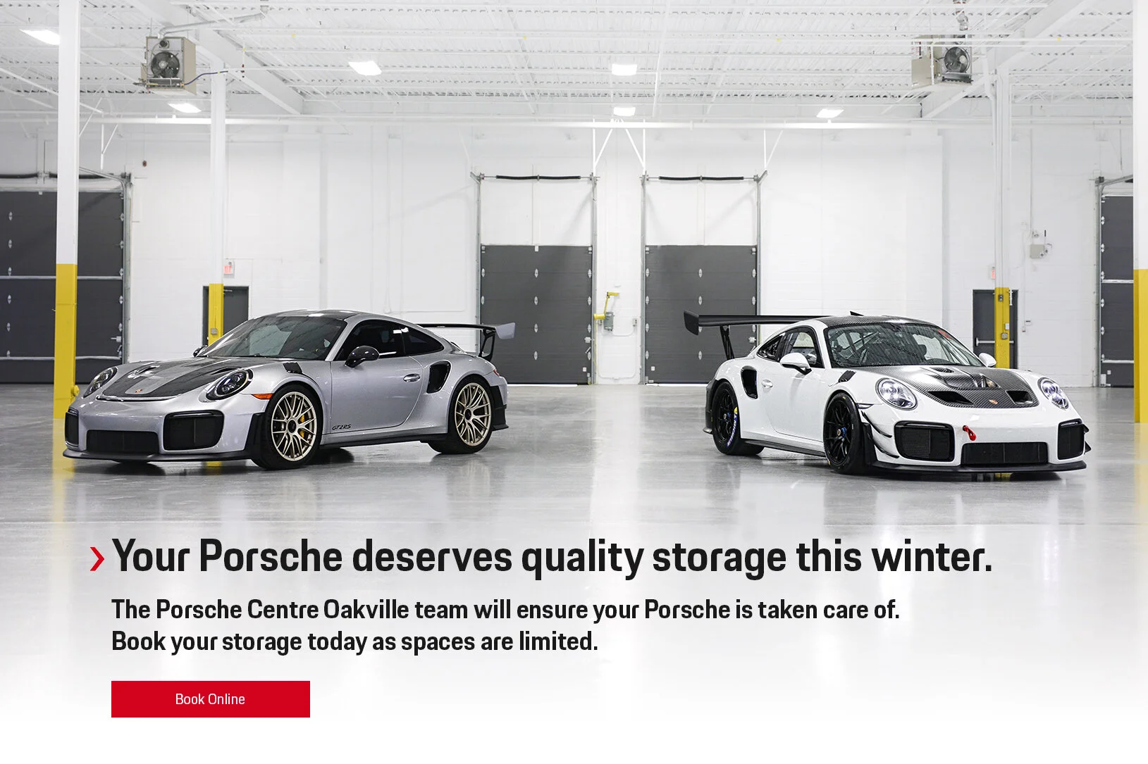 Web Banner design &amp; concept for Porsche storage.