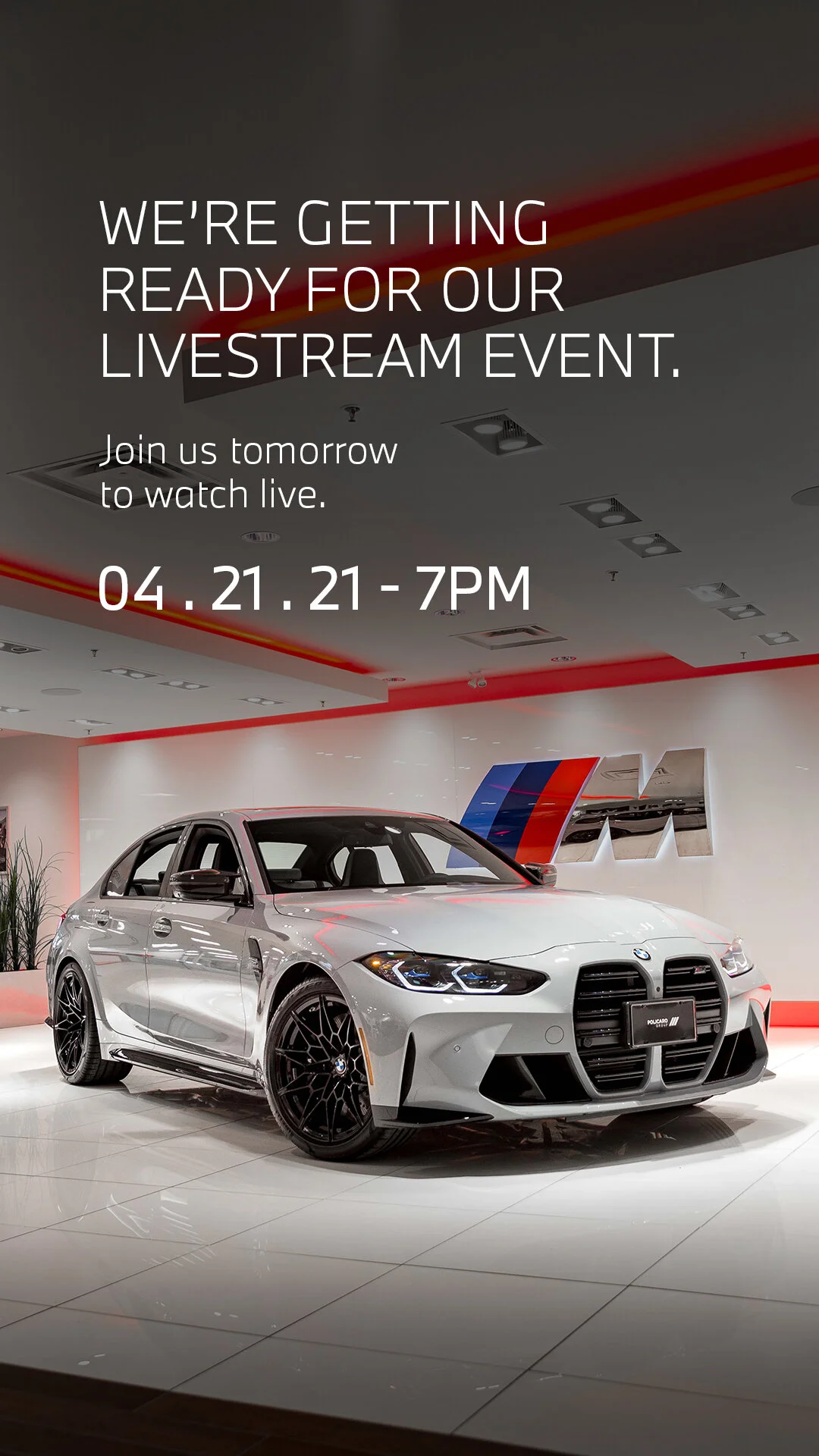 Designed this story and posted 24 hours before the Livestream, as a reminder and to create hype around the event.