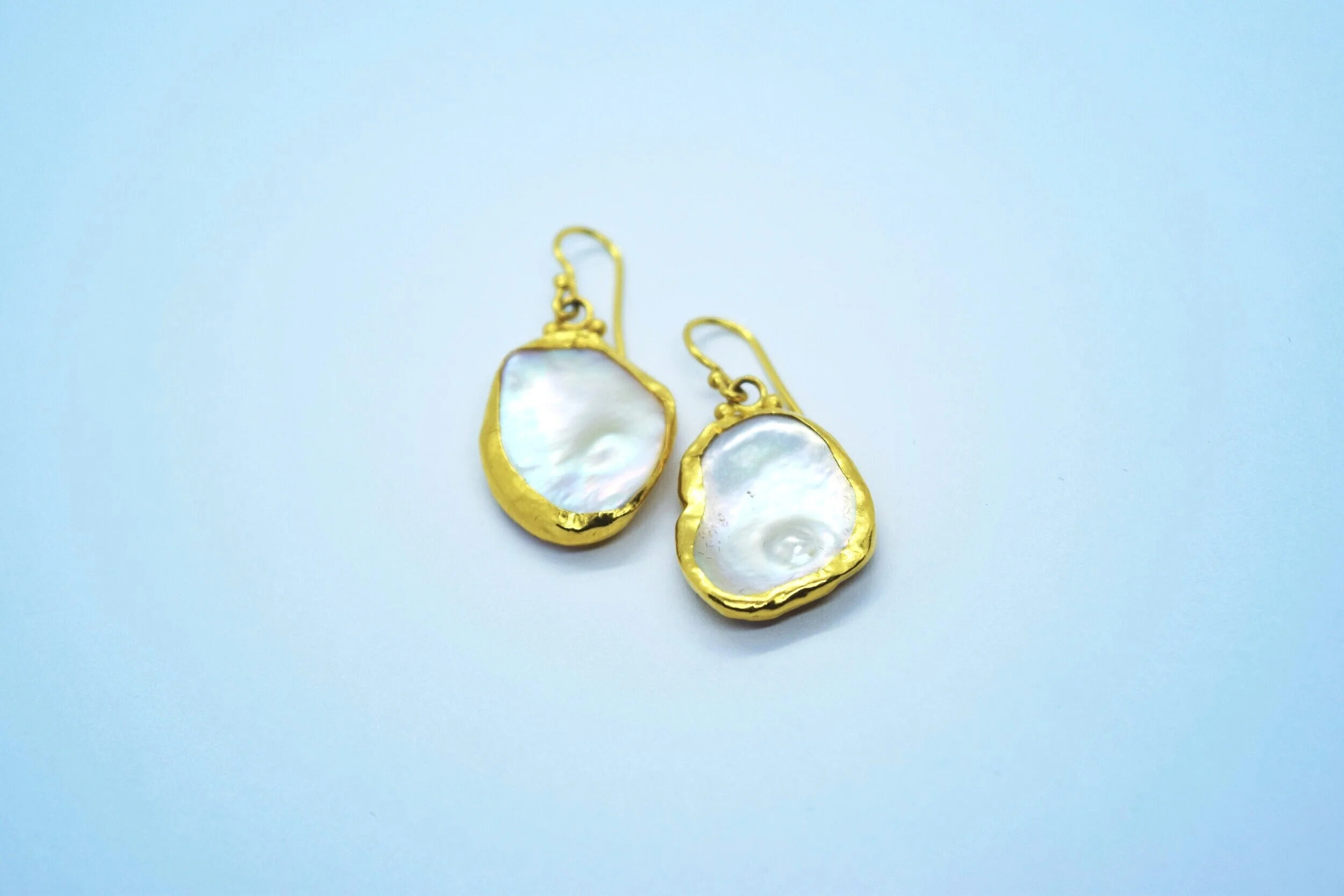Taj Mahal Pearl Earrings