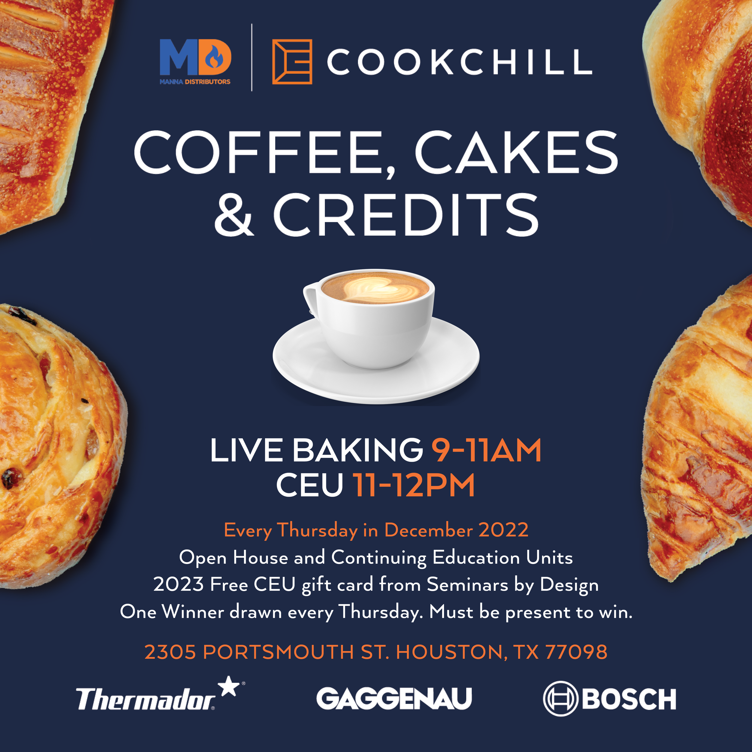 COFFEE, CAKES, & CREDITS