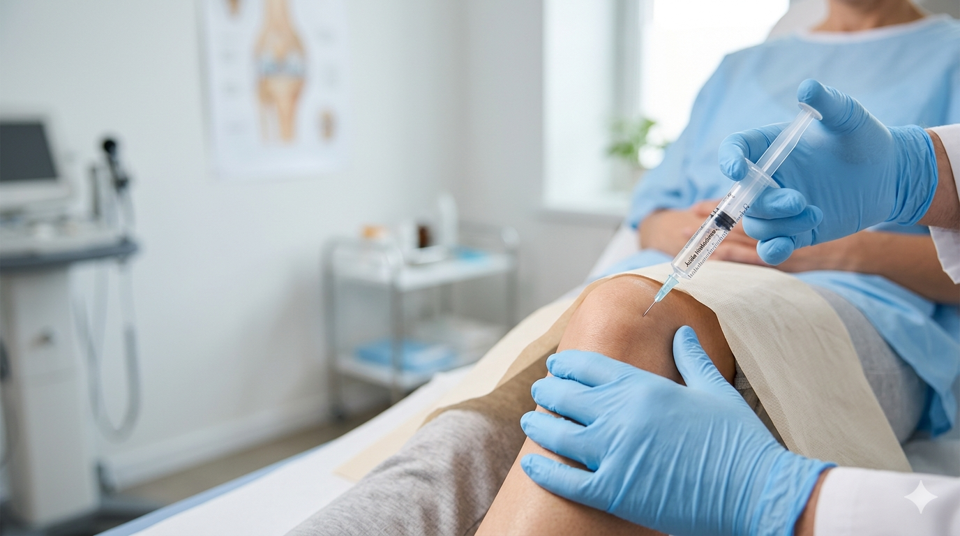 Injeção de ácido hialurónico intra-articular: o que é, benefícios e quando pode ser recomendada