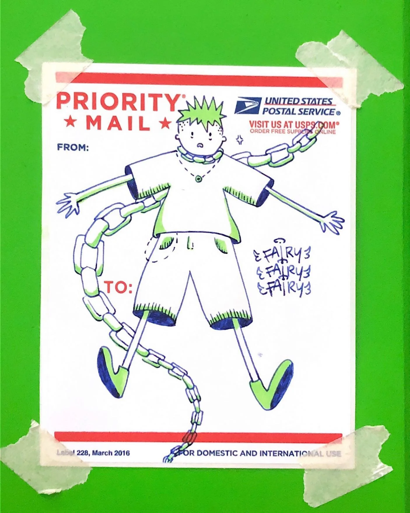 haven&rsquo;t done one of these in a while 😳 #prioritymailsticker