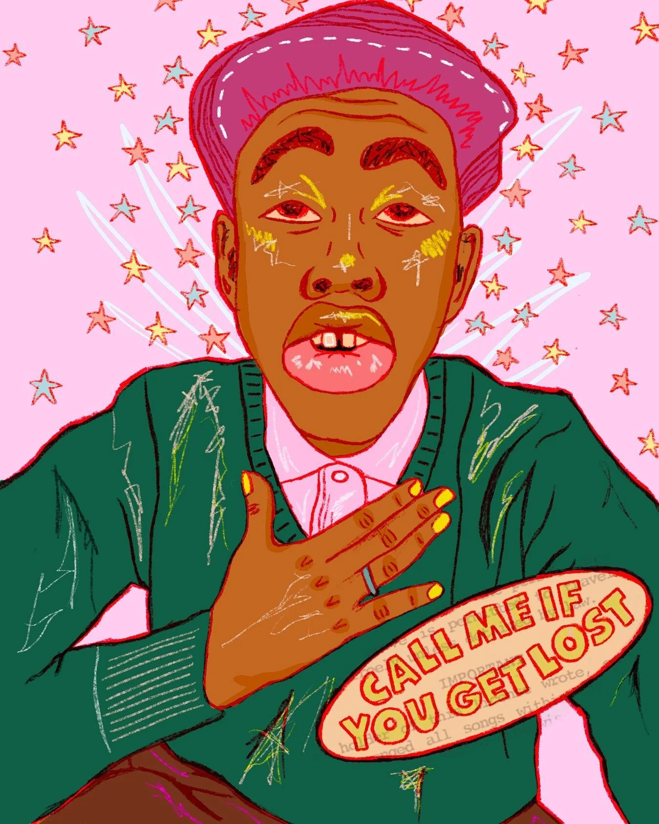 quick portrait of tyler in honor of the new album @feliciathegoat