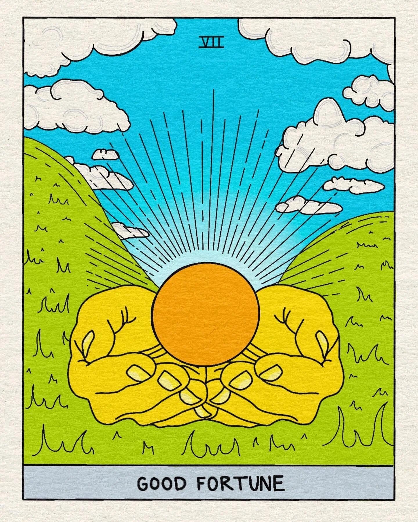 may you have good fortune this week, it&rsquo;s in the cards🔮✨