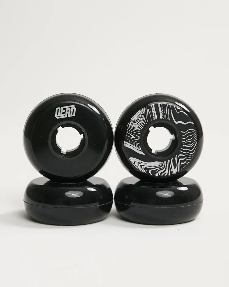 TEAM - 58mm/88a - black/silver - set of 4