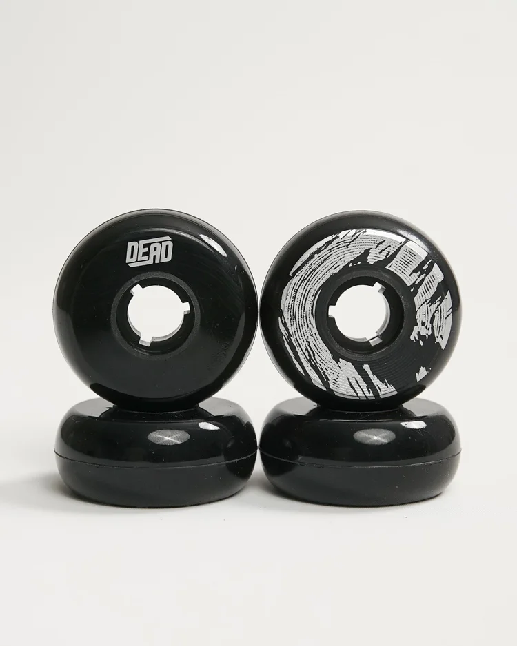 TEAM - 58mm/95a - black/silver - set of 4
