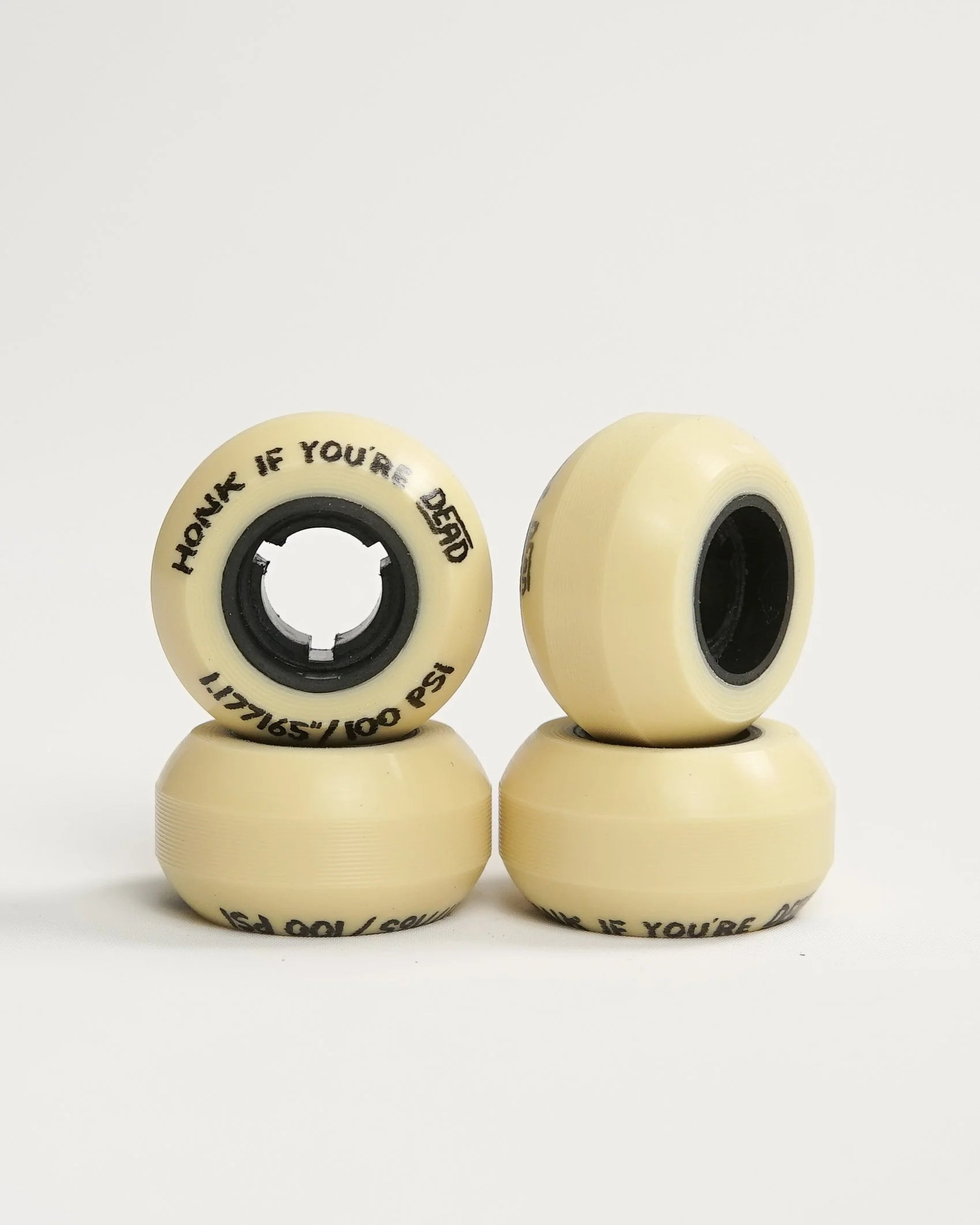 DEAD Tyred - 45mm/100a - Ecru - set of 4 — DEAD WHEELS