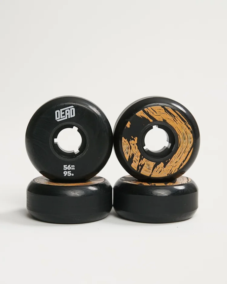TEAM - 56mm/95a - black/orange - set of 4