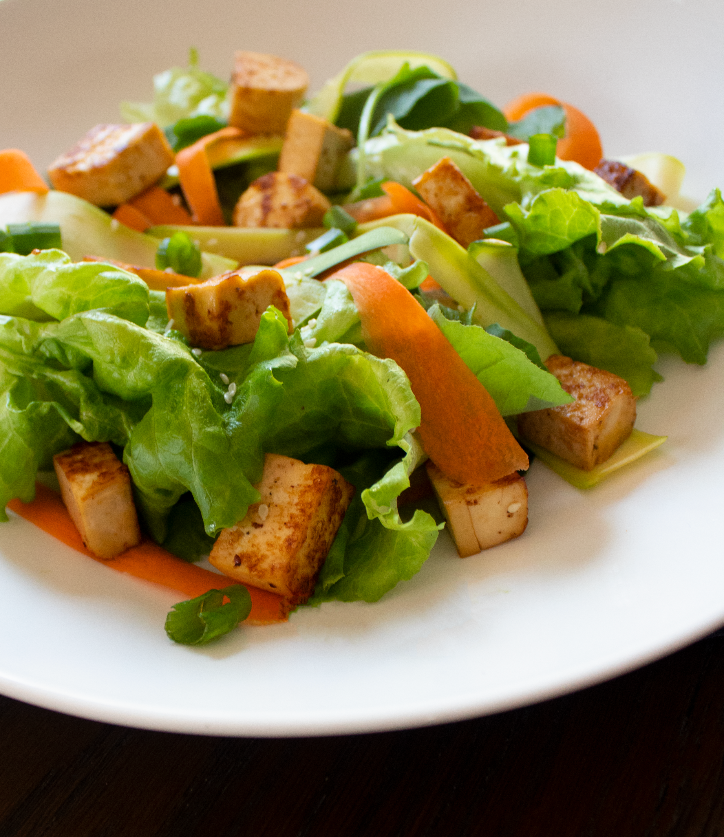 Summer Salad with Marinated Tofu
