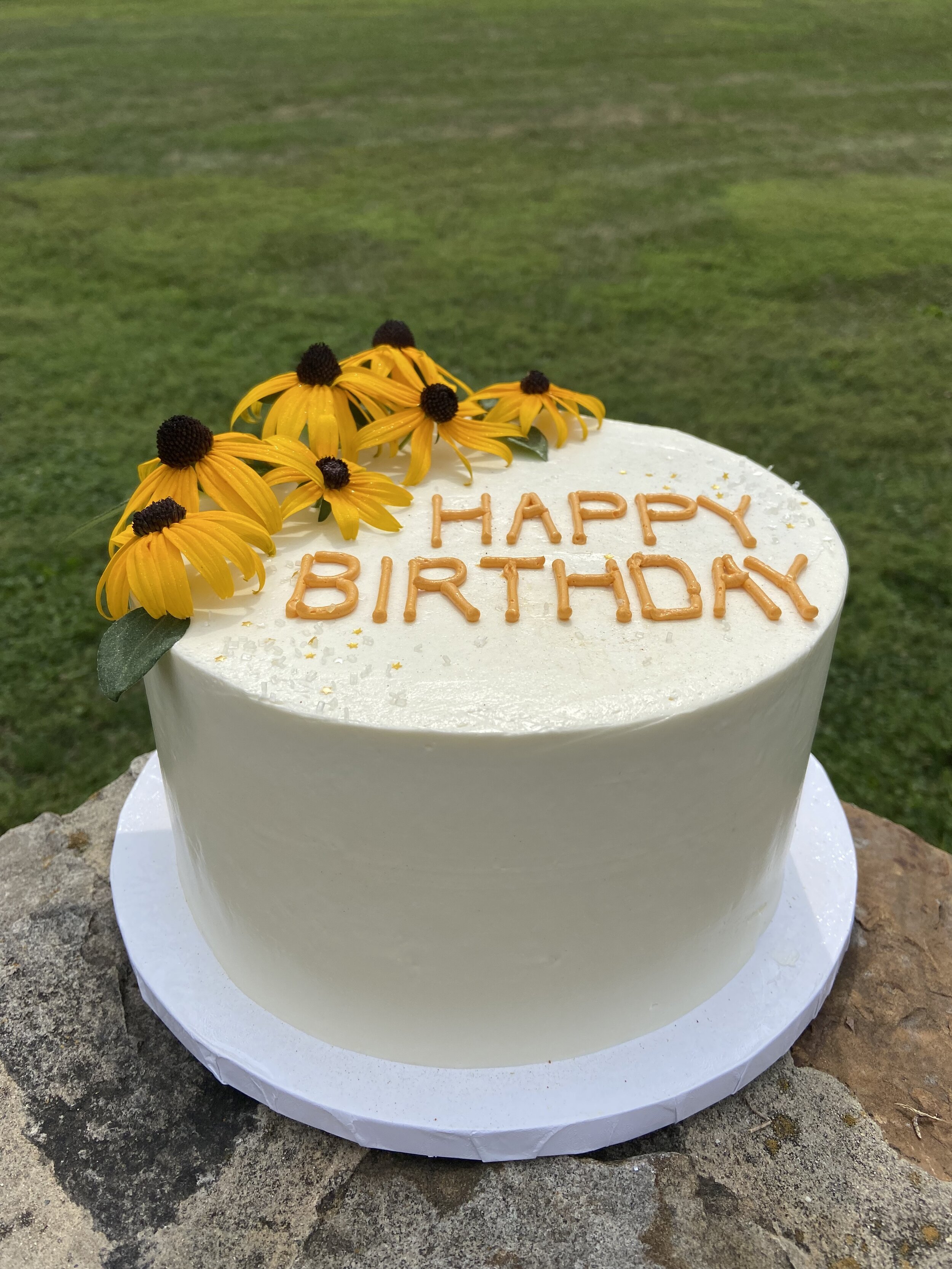 Sunshine black eyed Susan birthday cake! 
