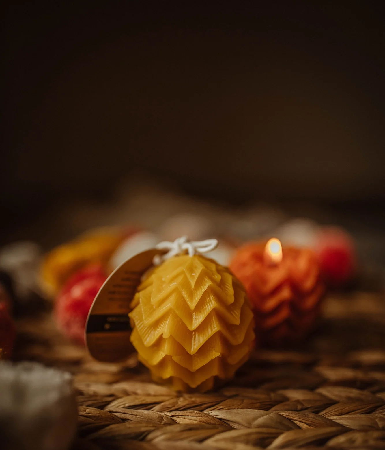 Beeswax Candle - Round
