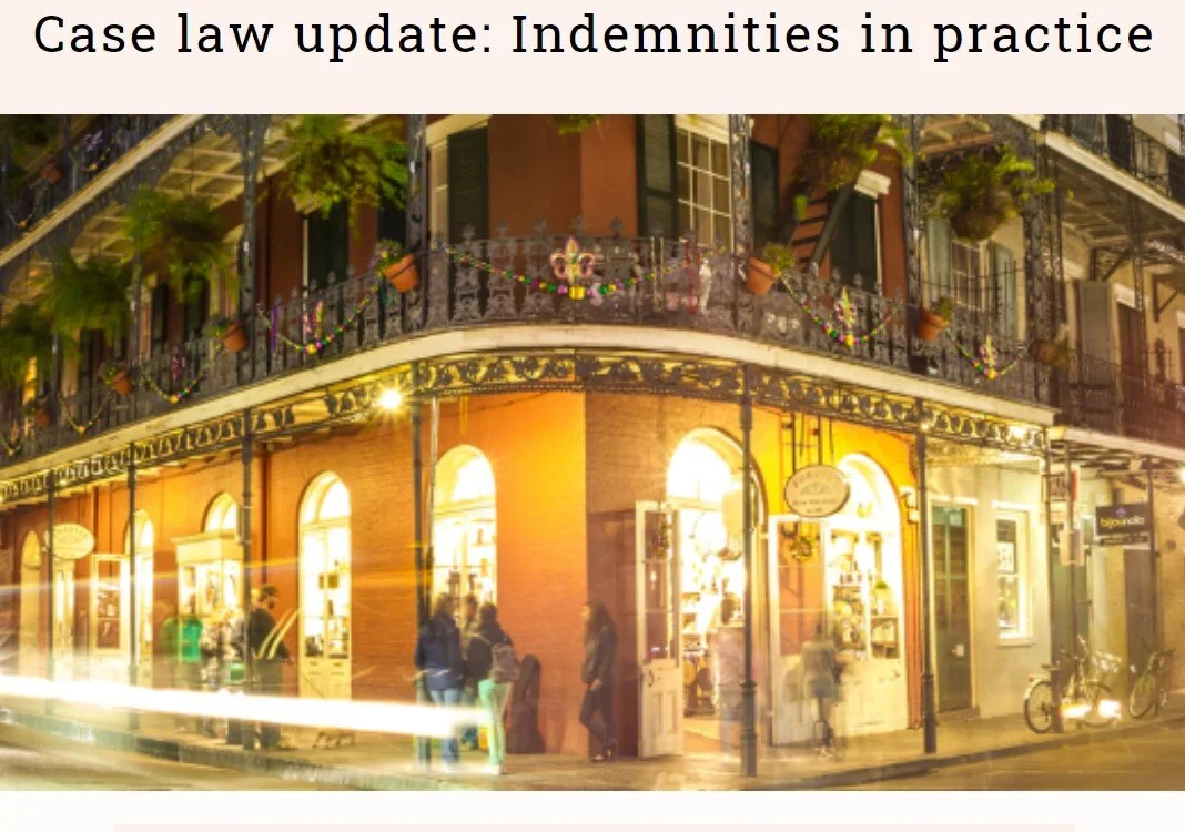 Maritime Indemnity Update: Commentary on In re Larry Doiron, Inc.