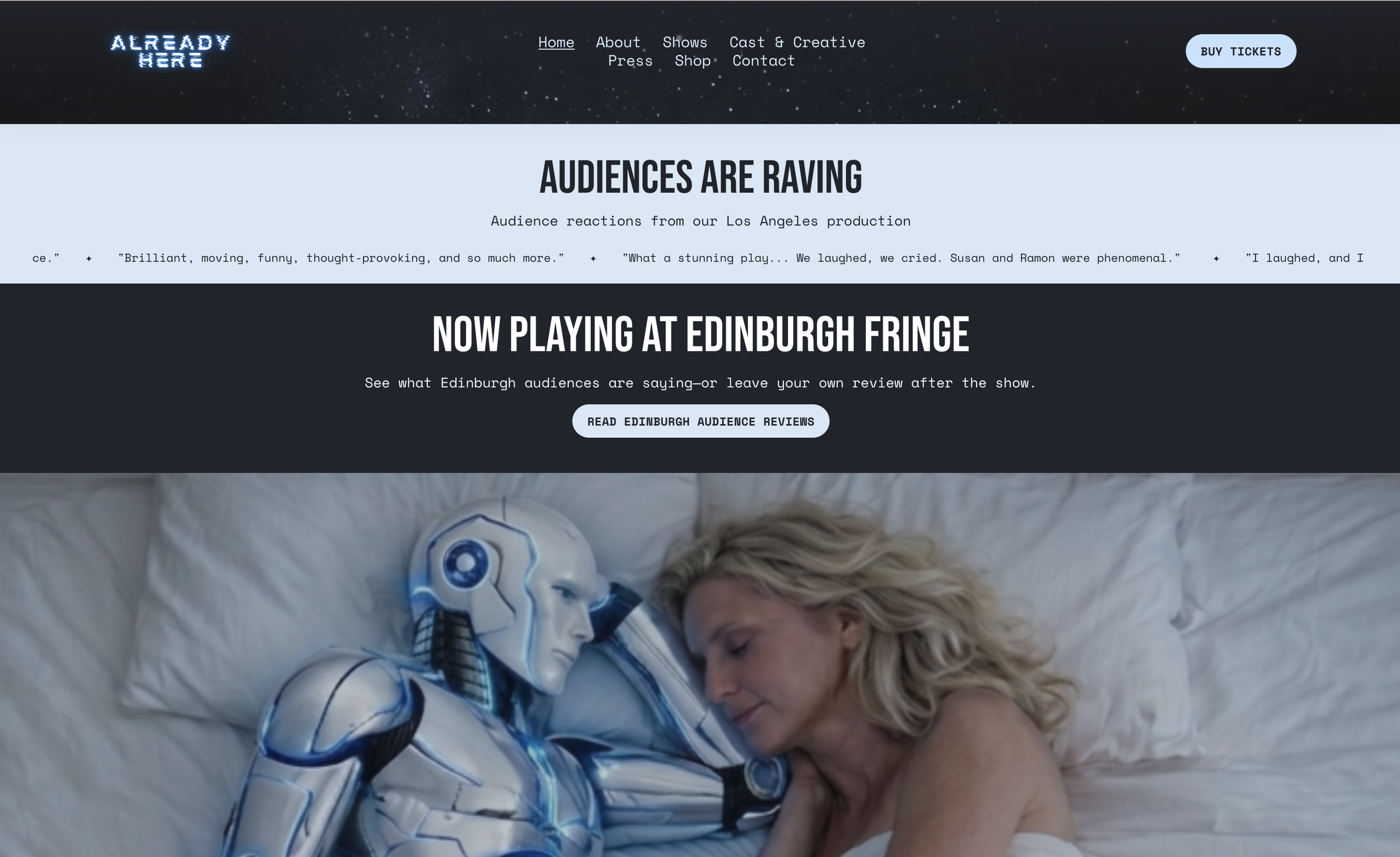 Already Here   |   A Play by SJ Hodges