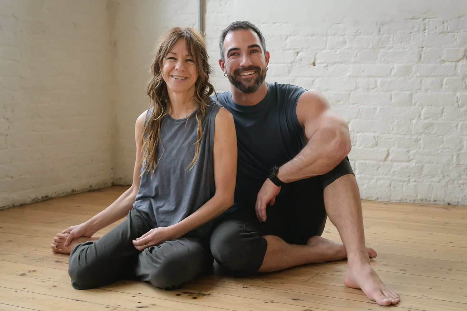 Portraits of Jean Hall and James Rafael