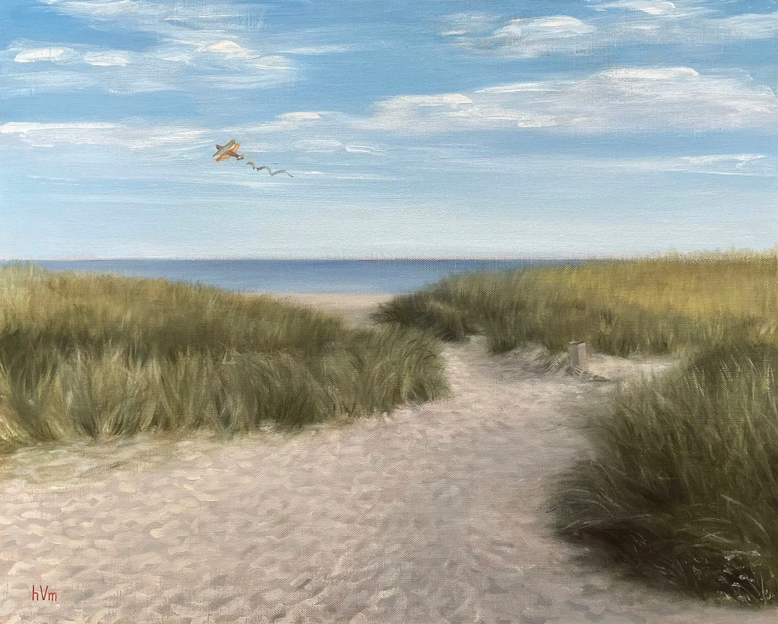 Kite Flying at Sconset Beach