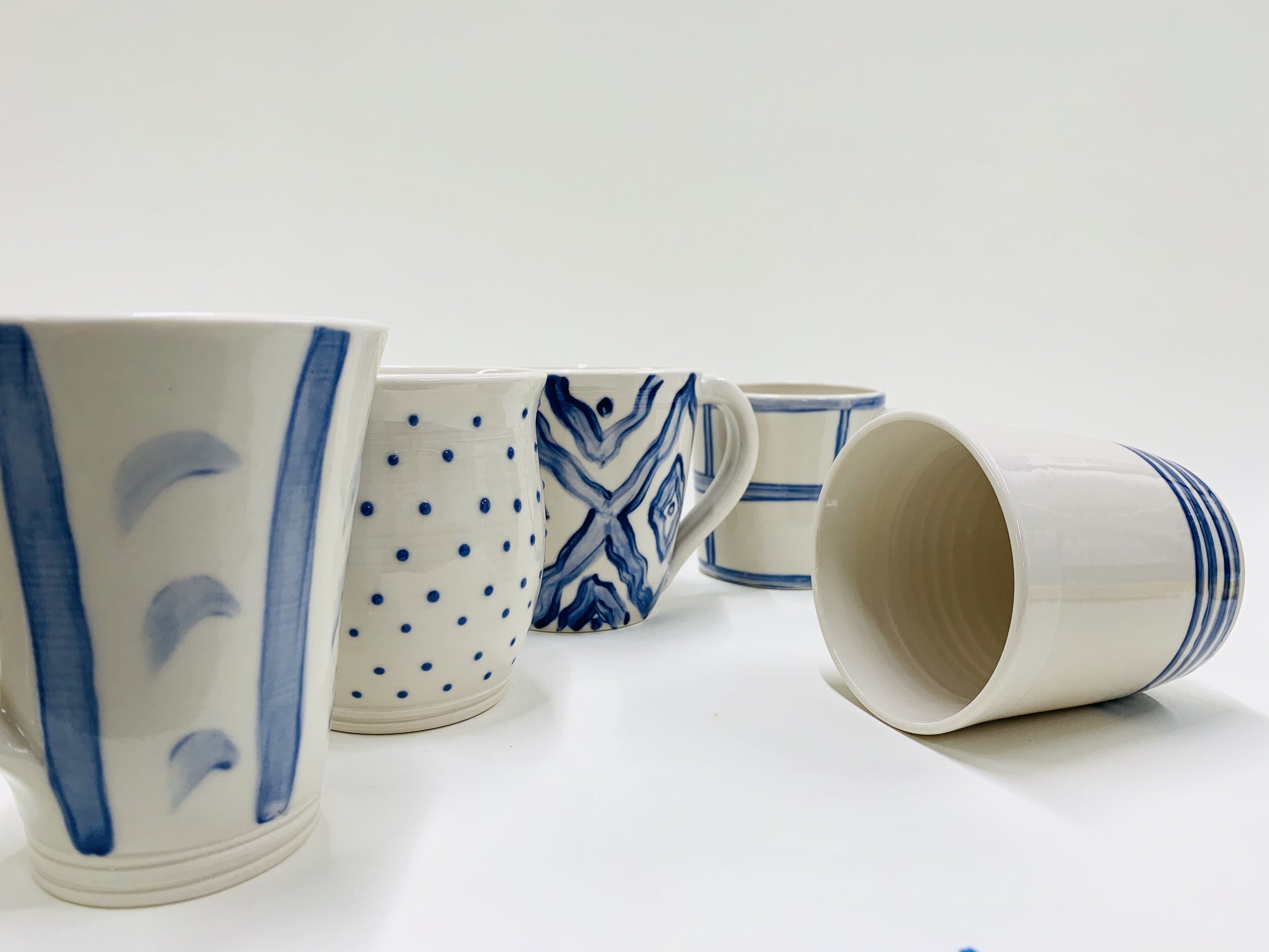 Azure Glazed Ceramic Tumbler, Duck Ceramics