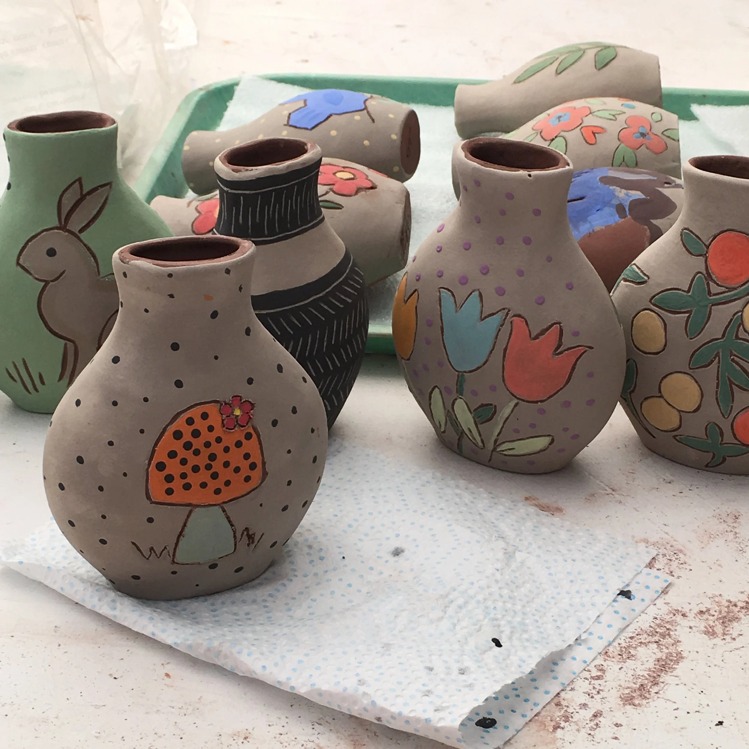 Painted Bud Vases.jpeg (Copy)