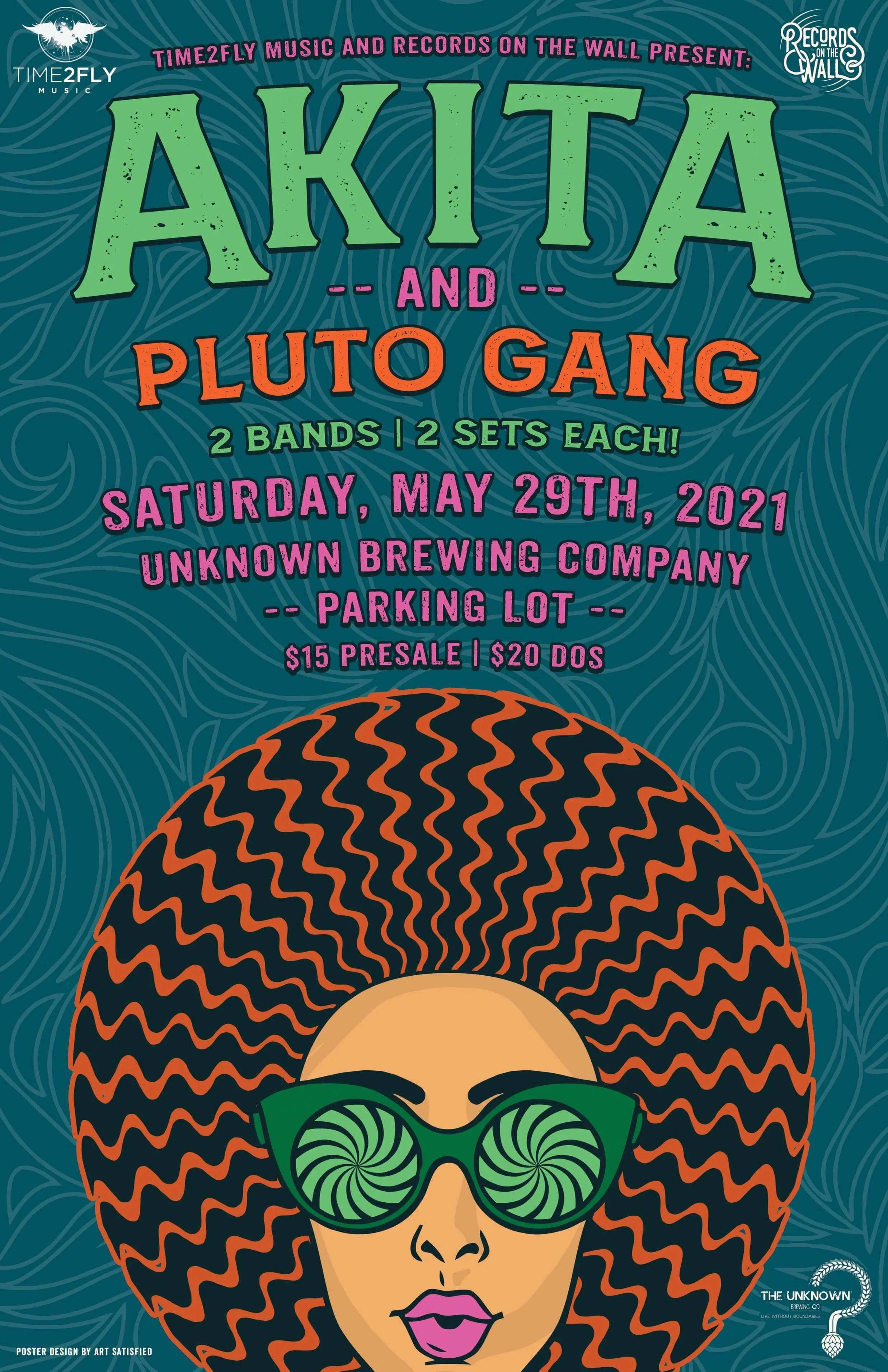 Pluto Gang and Akita at The Unknown Brewing Co