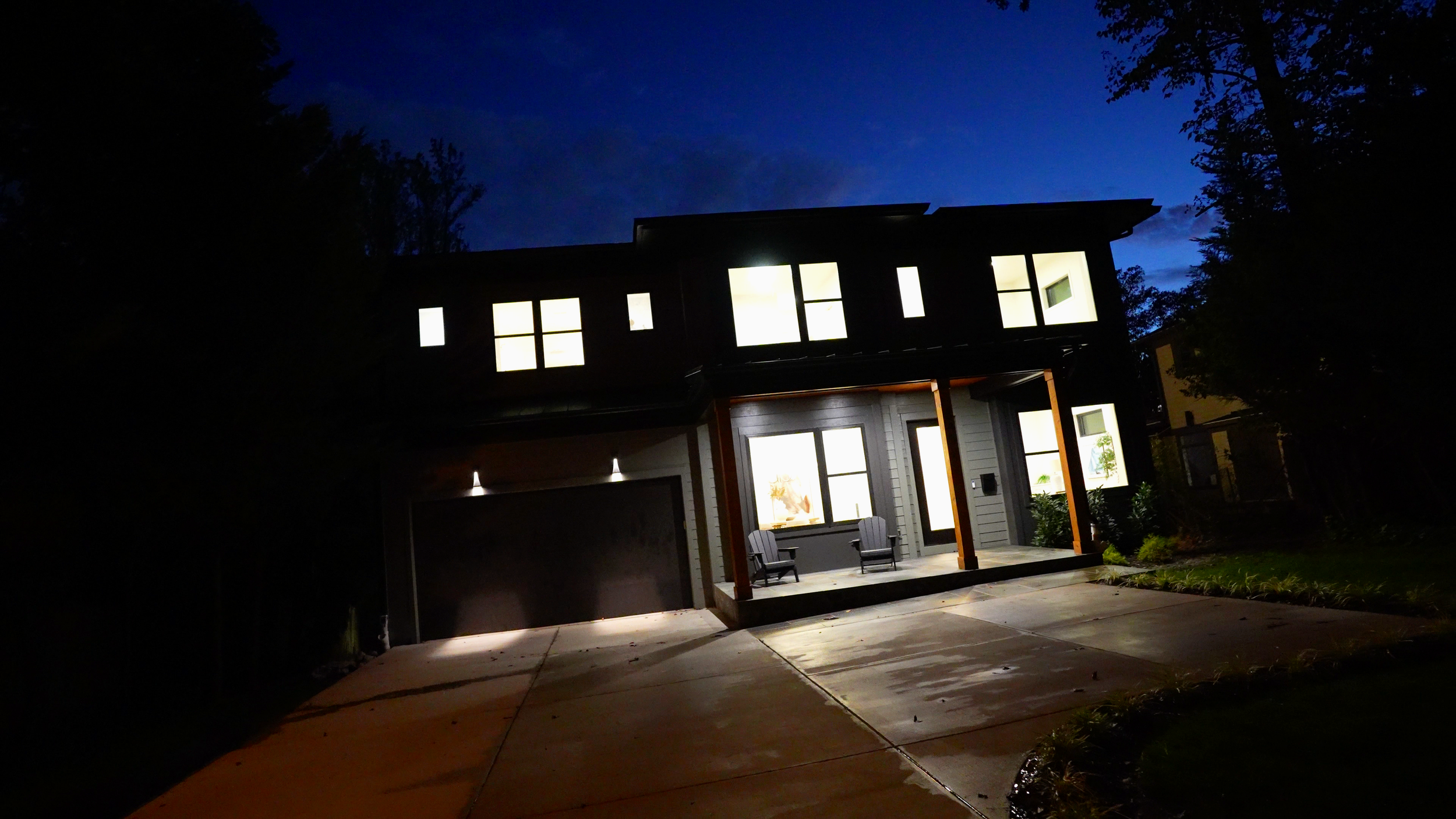 See this home transform after dark!