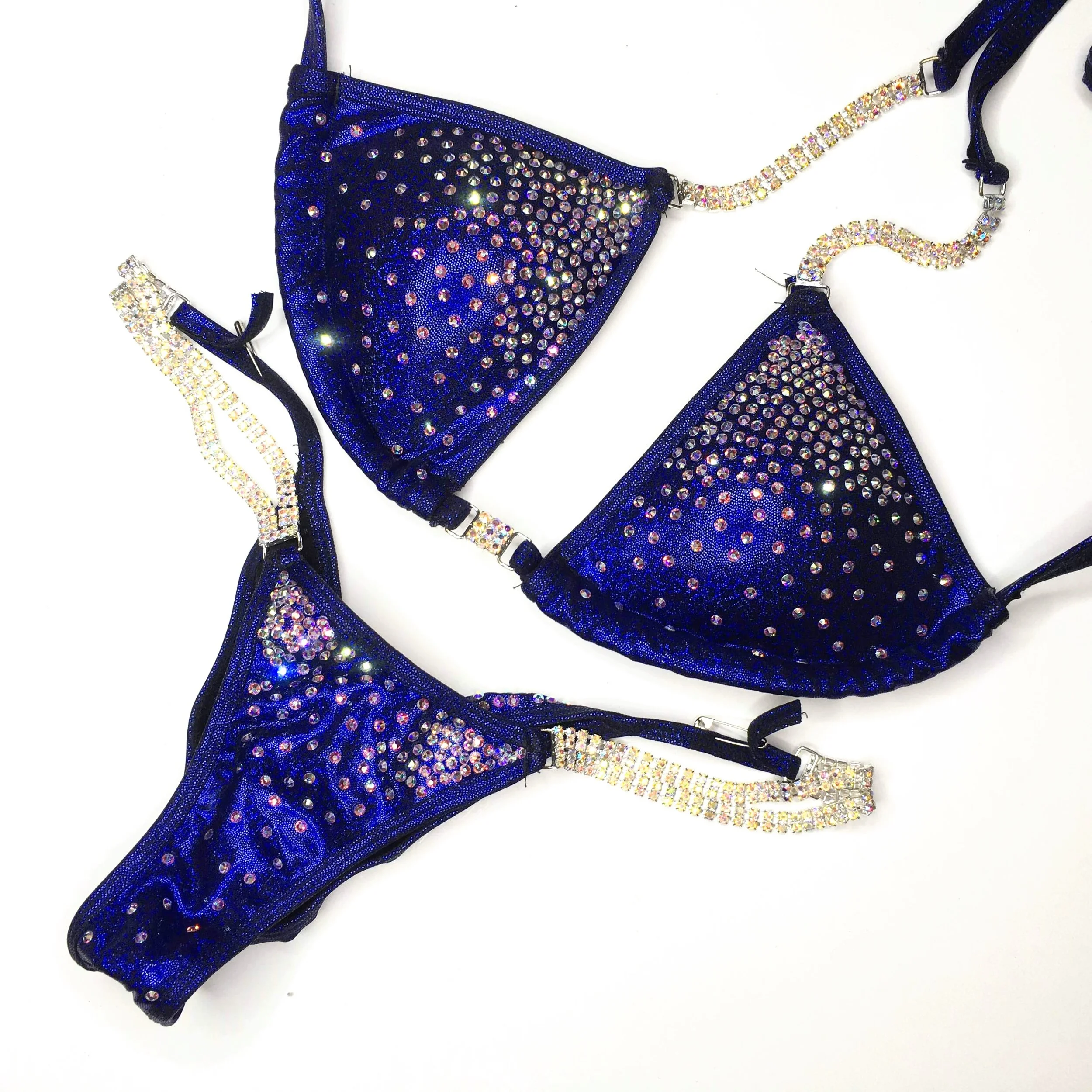 Affordable Navy Blue Competition Bikini - Rainshower