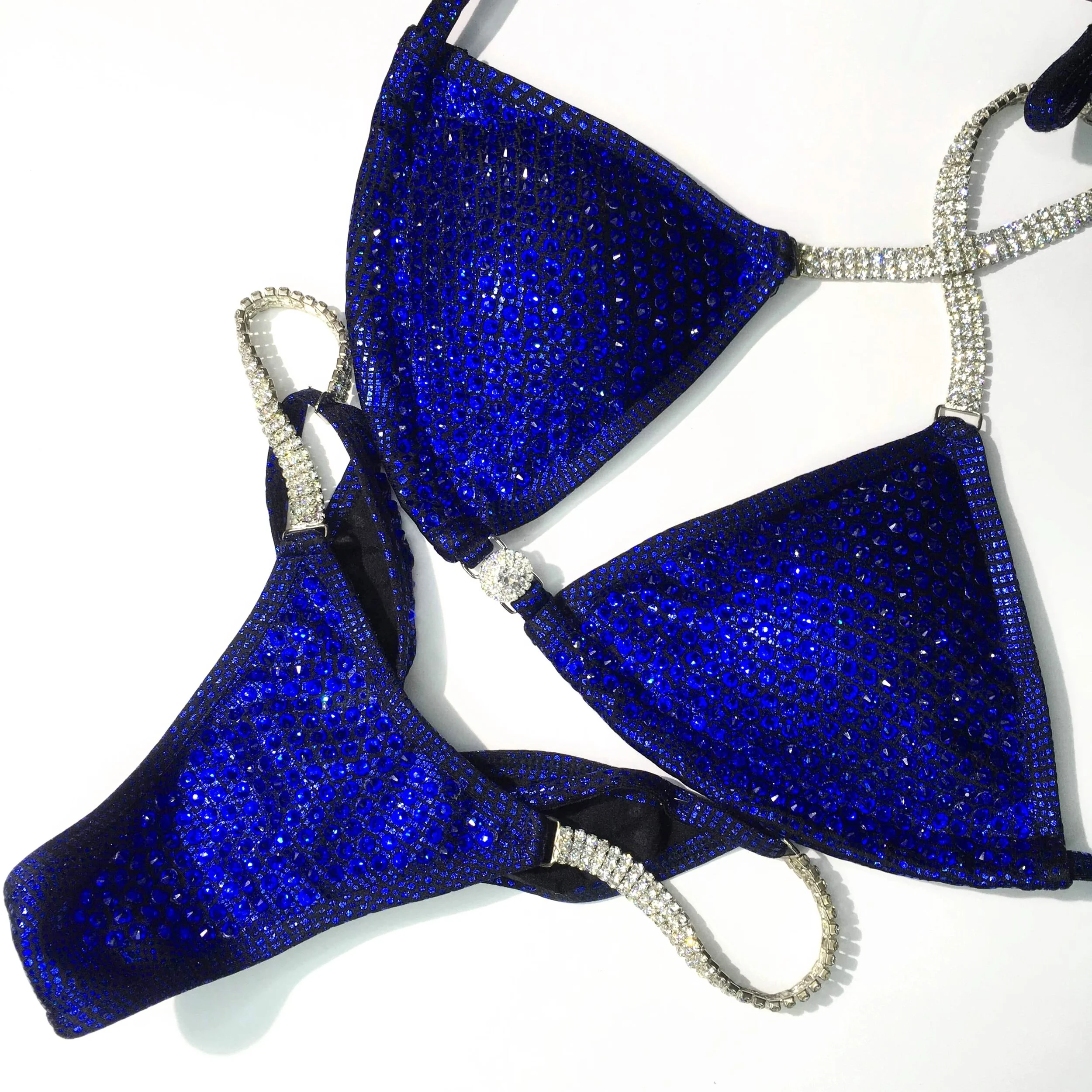 Deep Blue Competition Bikini - Even All Over