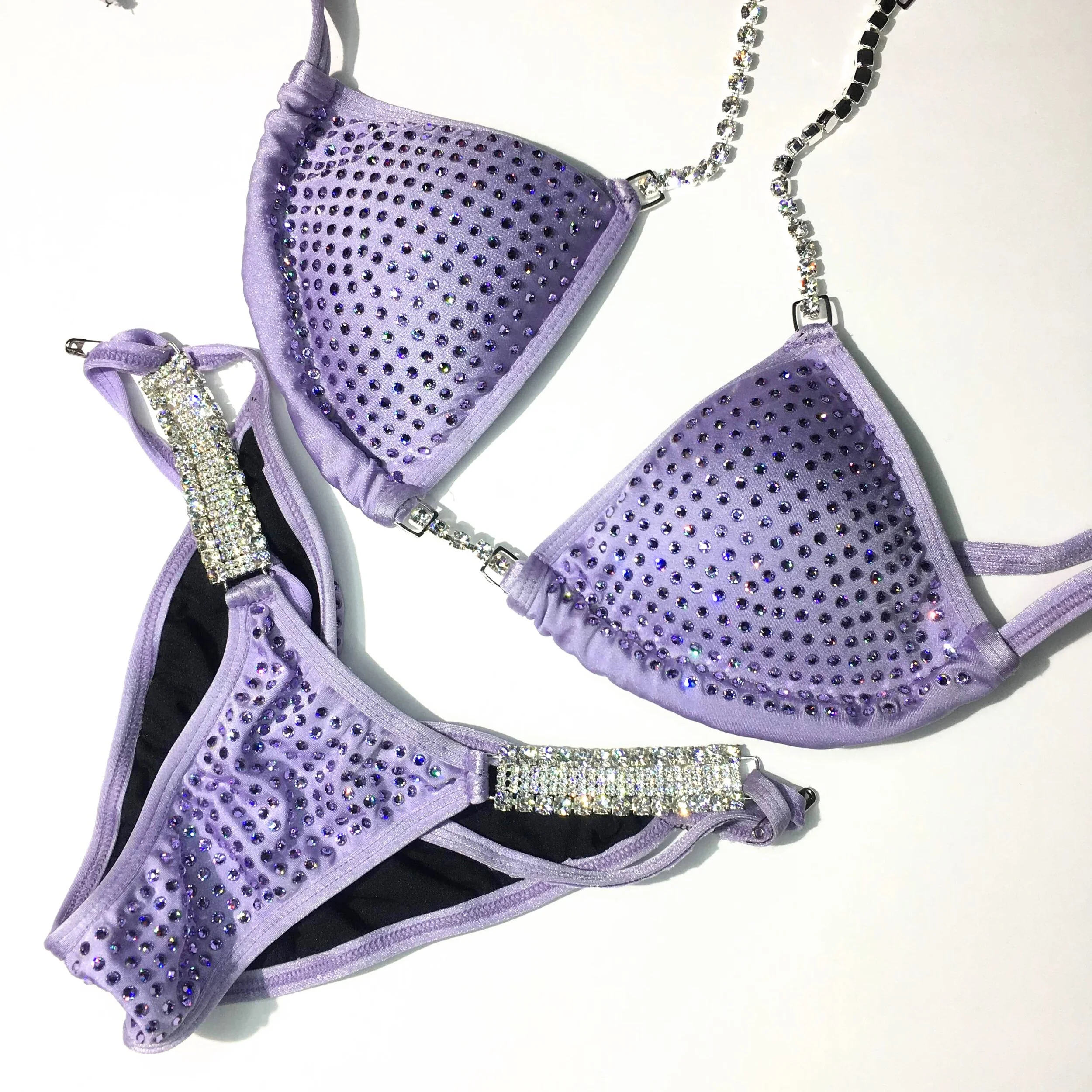 Lavender Purple Competition Bikini