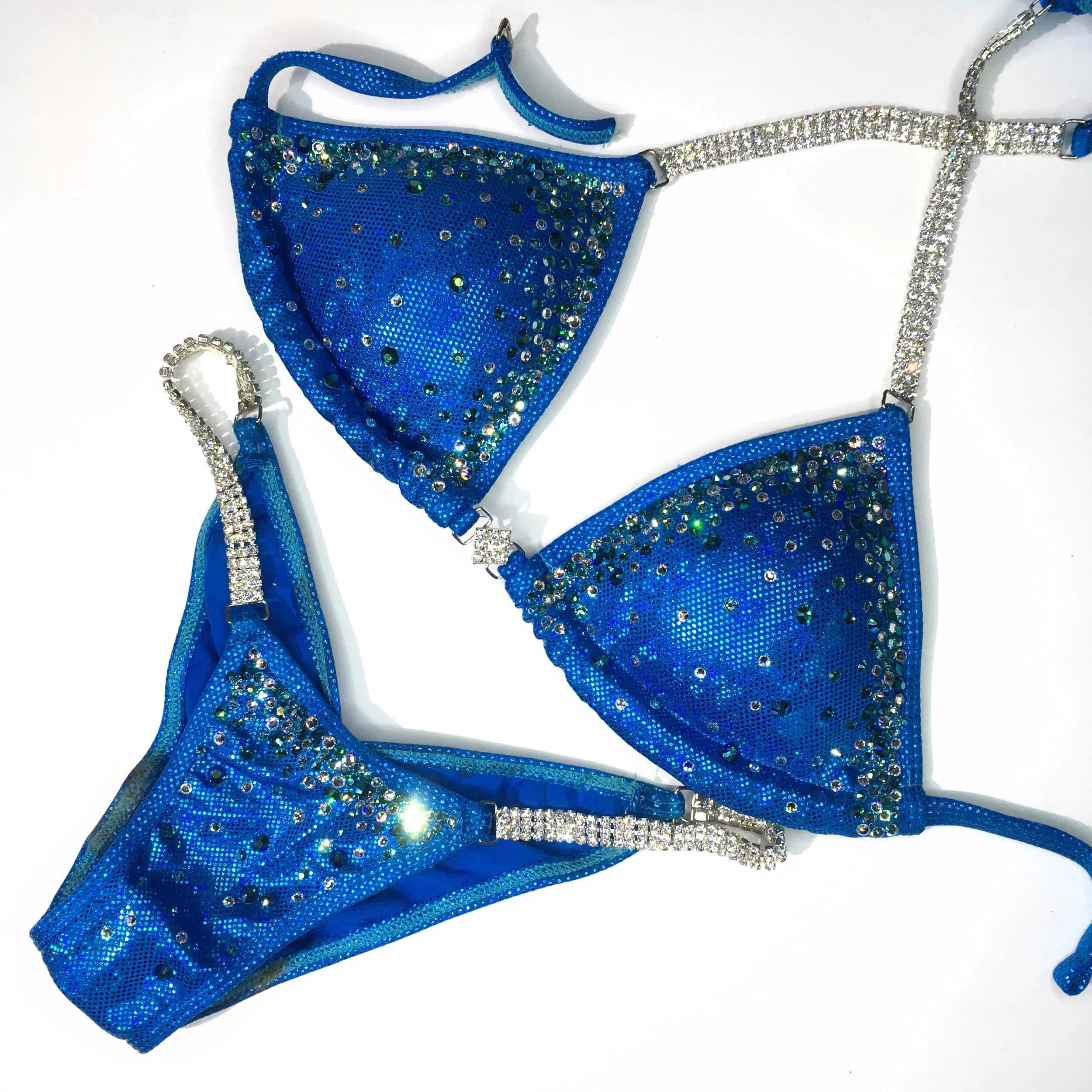 Affordable Blue Competition Bikini - Princess