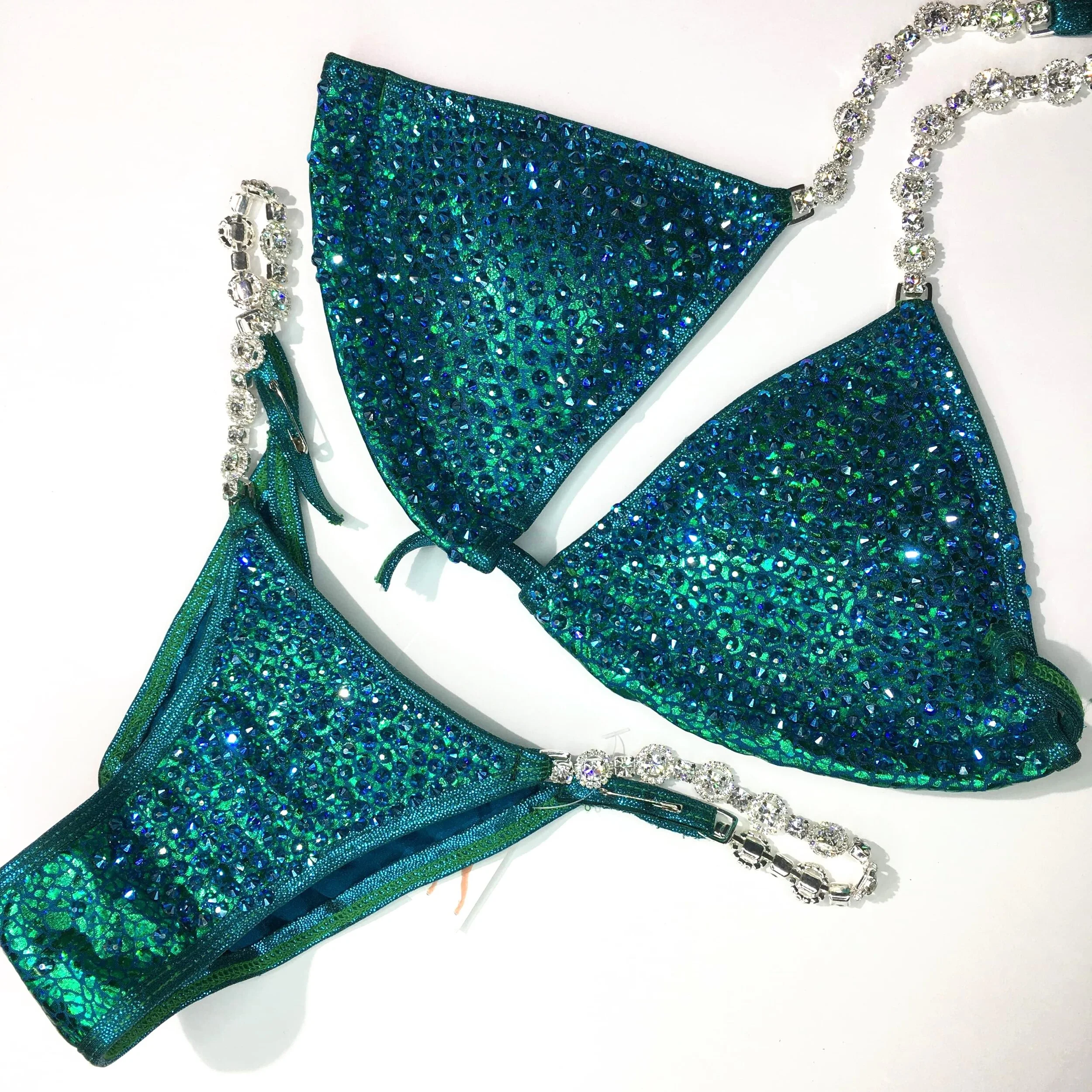 Blue Green Competition Bikini - *Unique*