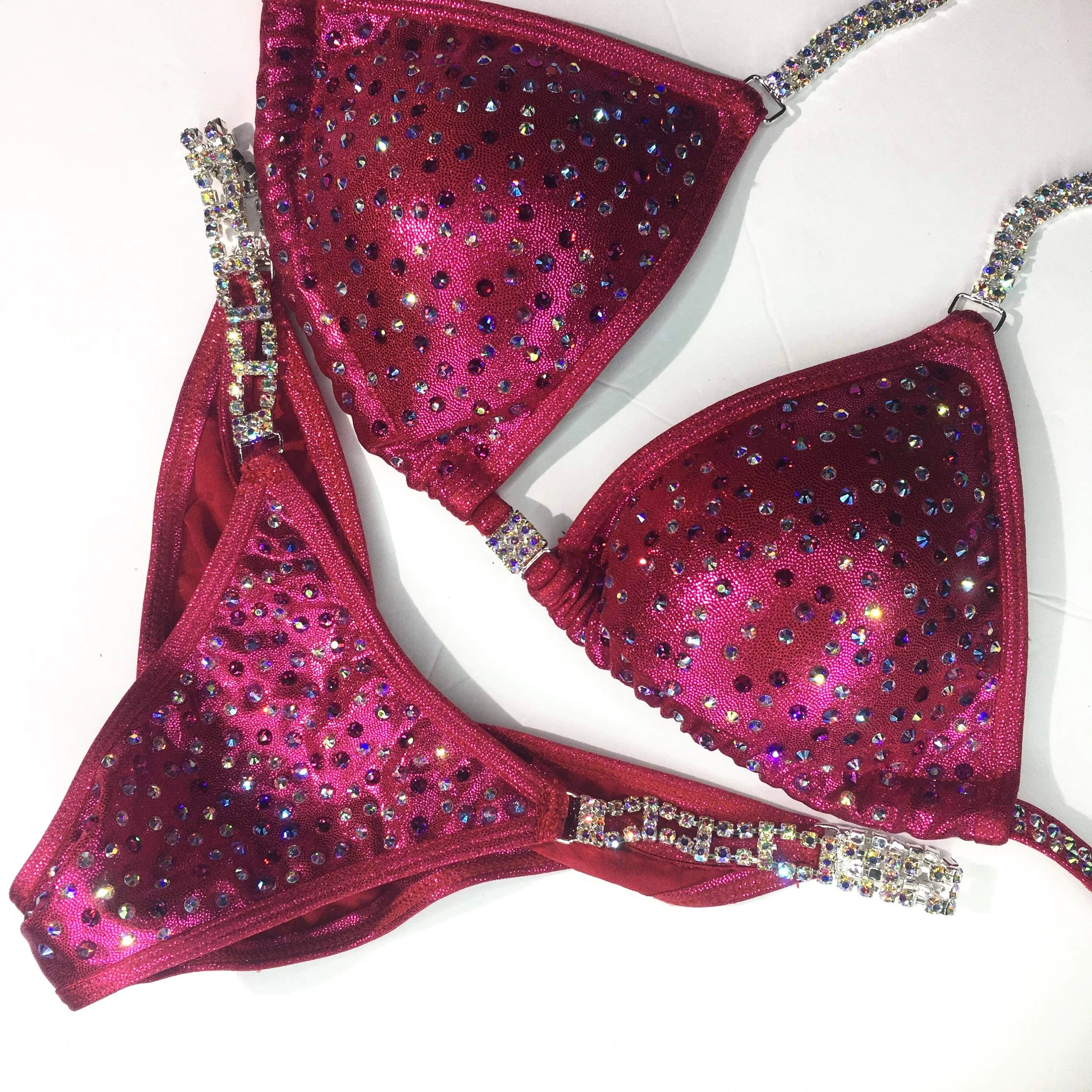 Affordable Pink Purple Competition Bikini