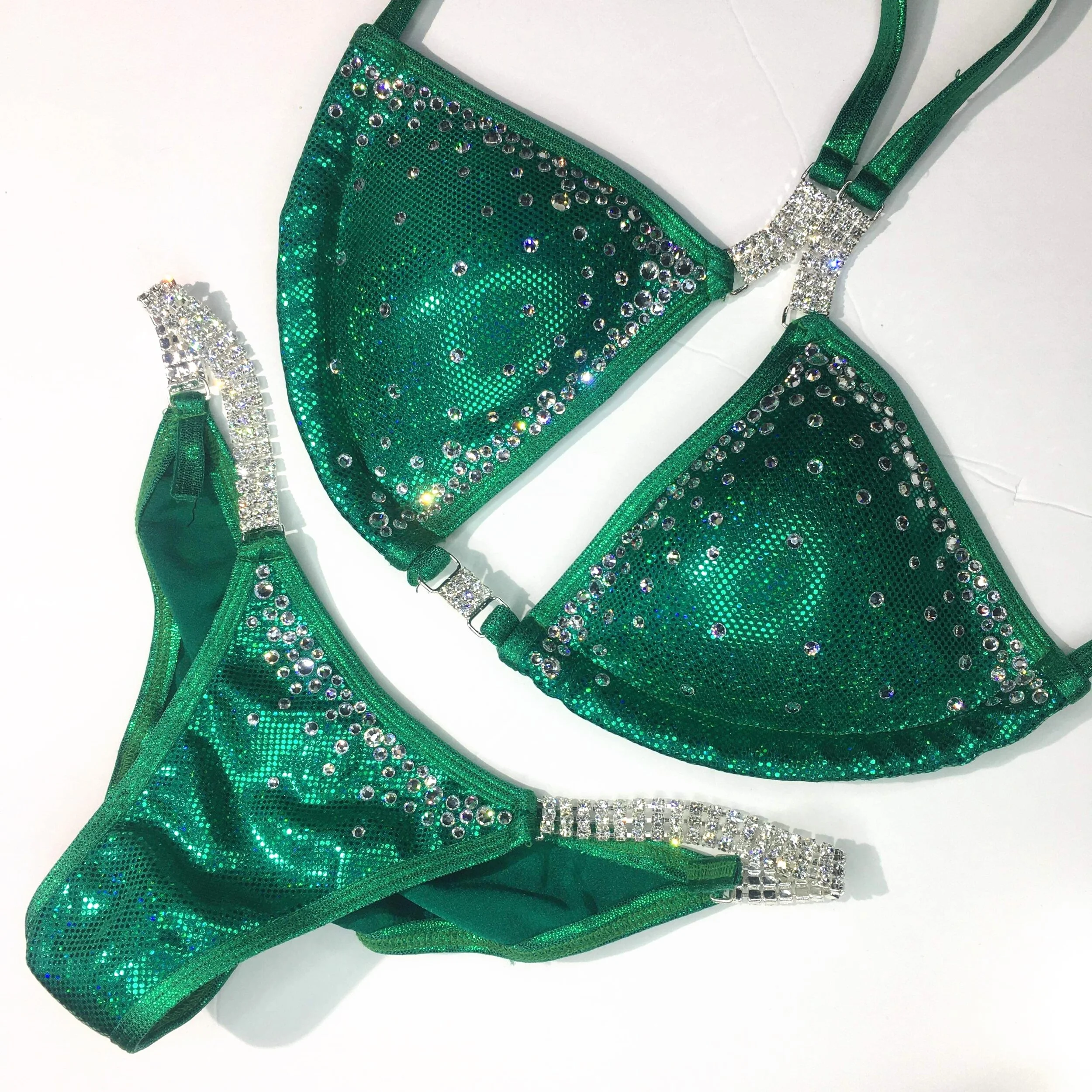 Affordable Emerald Green Competition Bikini - Princess