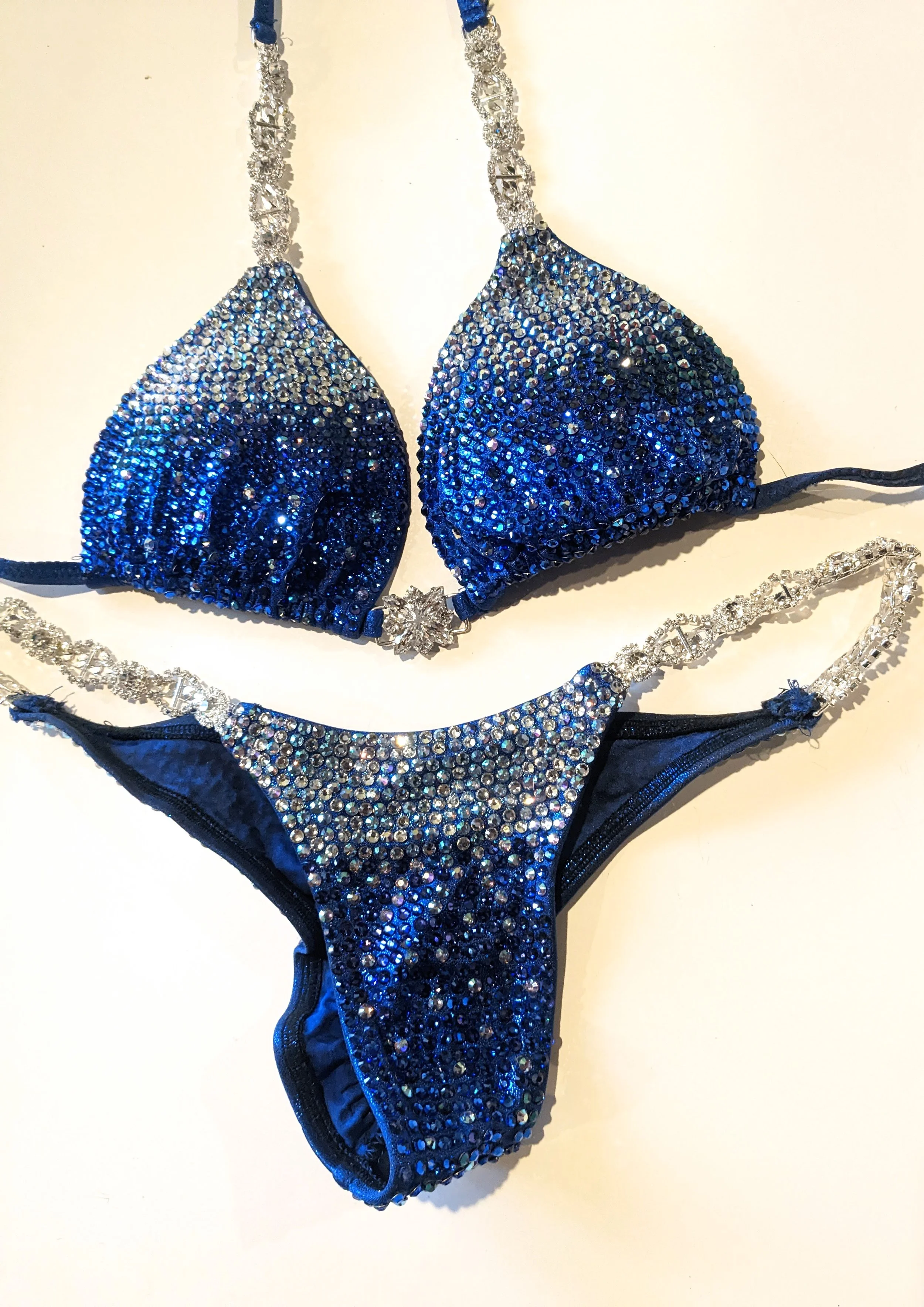 Pro Royal Blue Competition Bikini Shine Bikinis