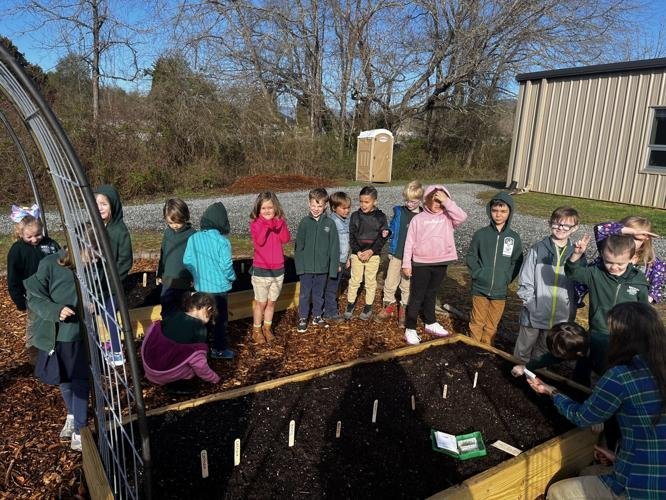 Blue Zones Brevard partners with Brevard Academy students vegetable garden expansion