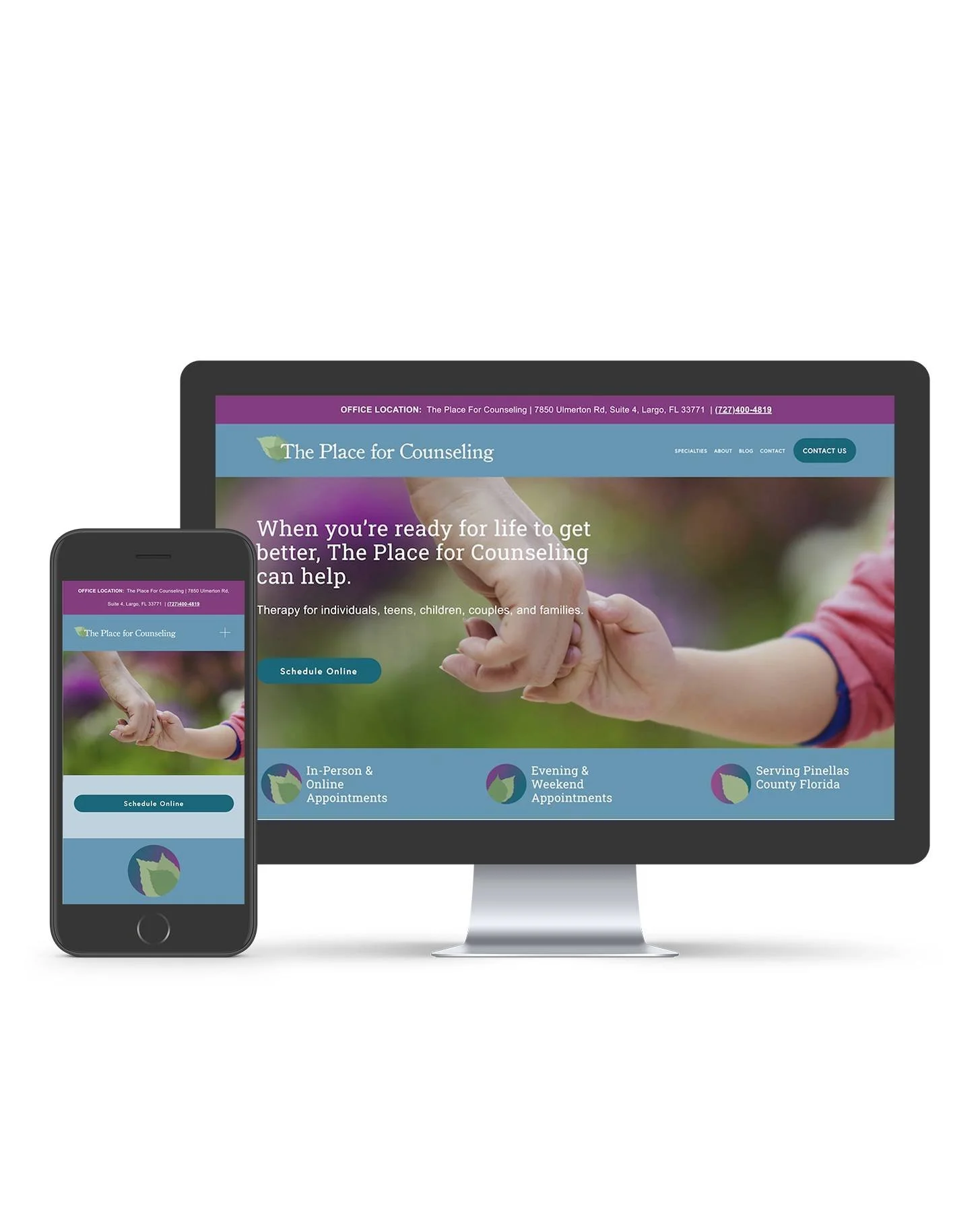 Most of you know me for the websites I create for artists and designers, but I also work with adventurous small business owners and other independent thinkers. The Place for Counseling  is one of these businesses, and one of my longest-running client