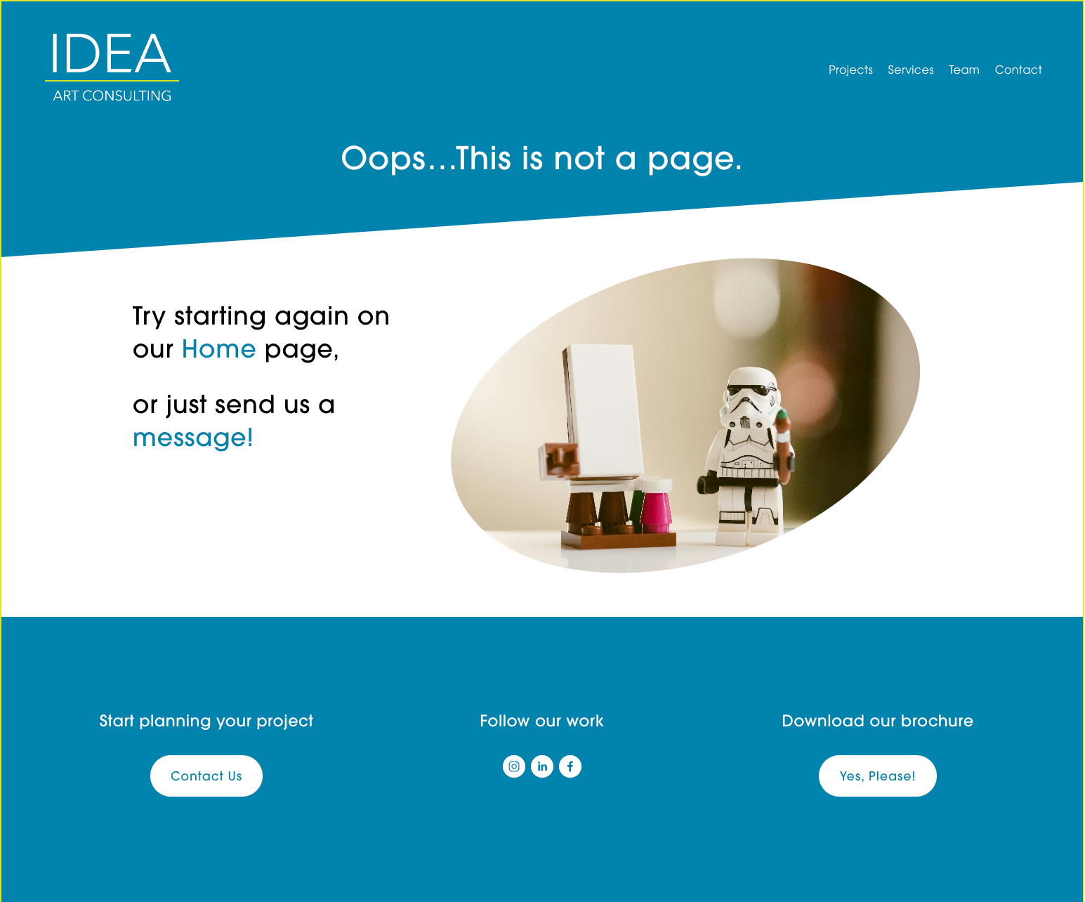 IDEA Art Consulting 404 Page