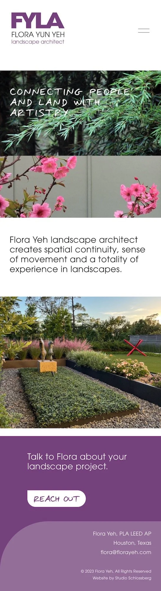 Flora Yeh Mobile Home Page