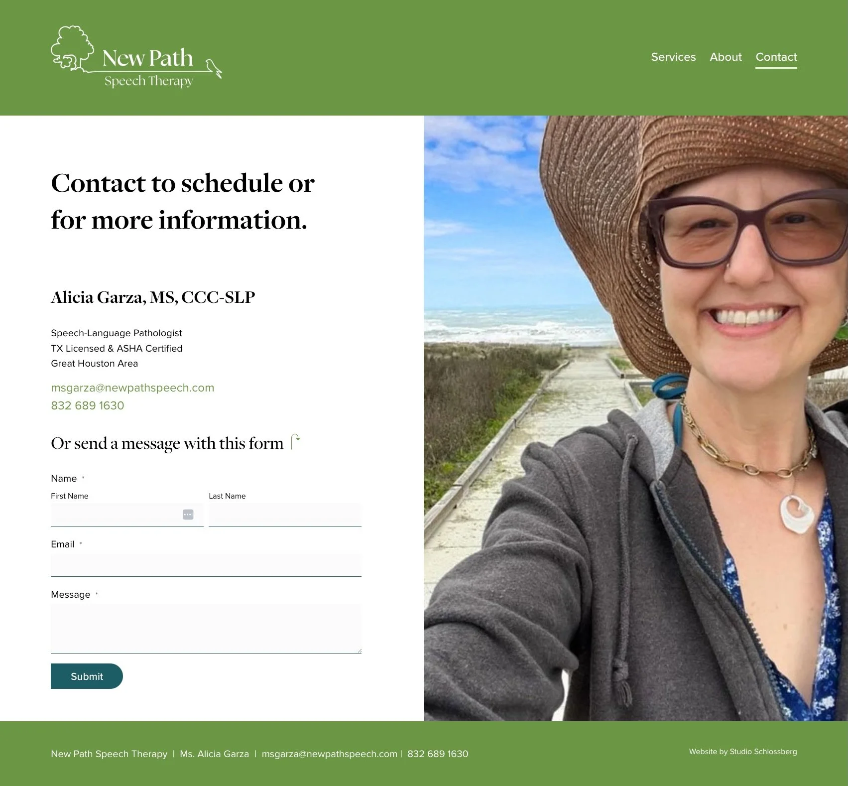 New Path Speech Pathology Contact