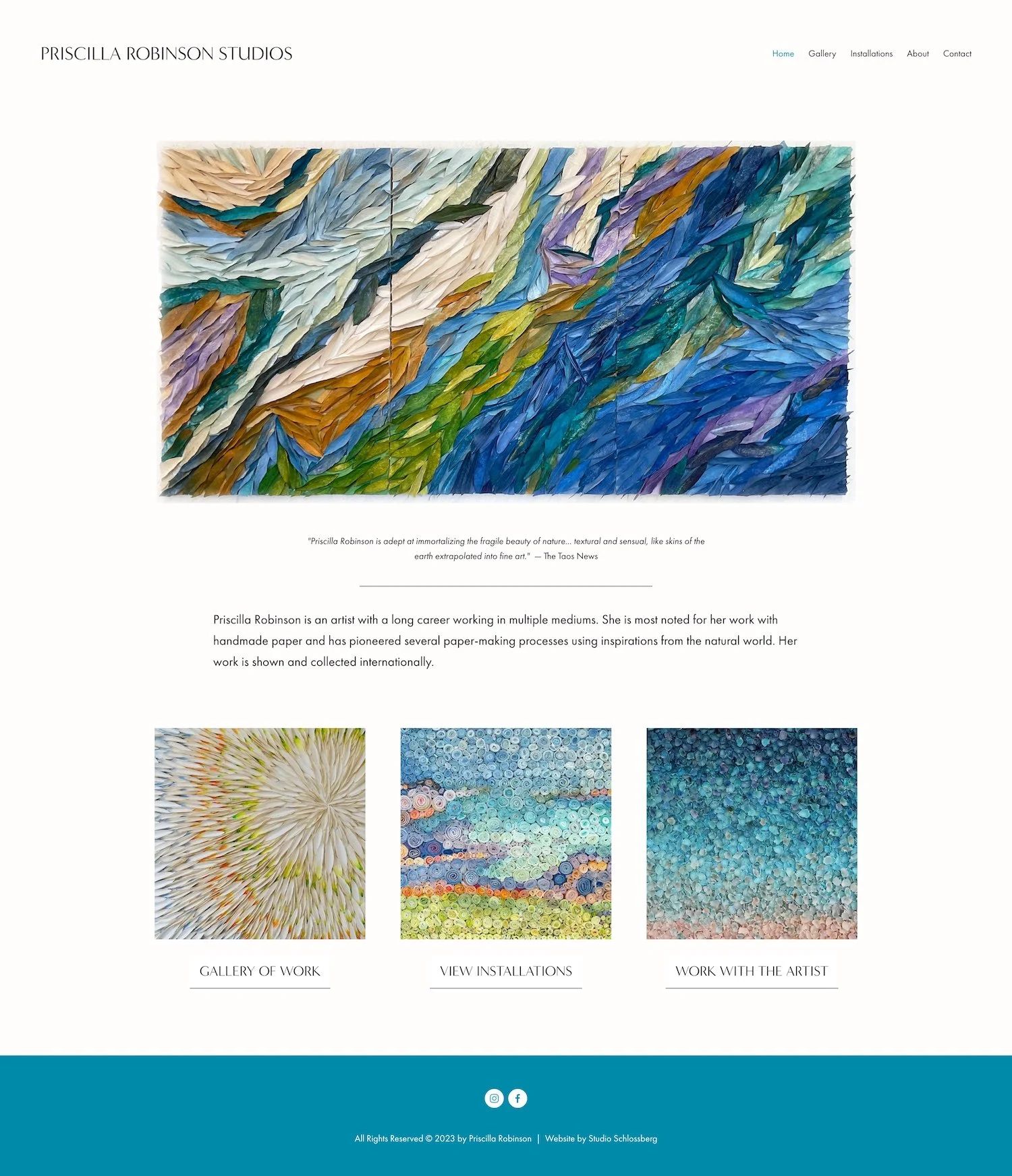 Priscilla Robinson Home Page