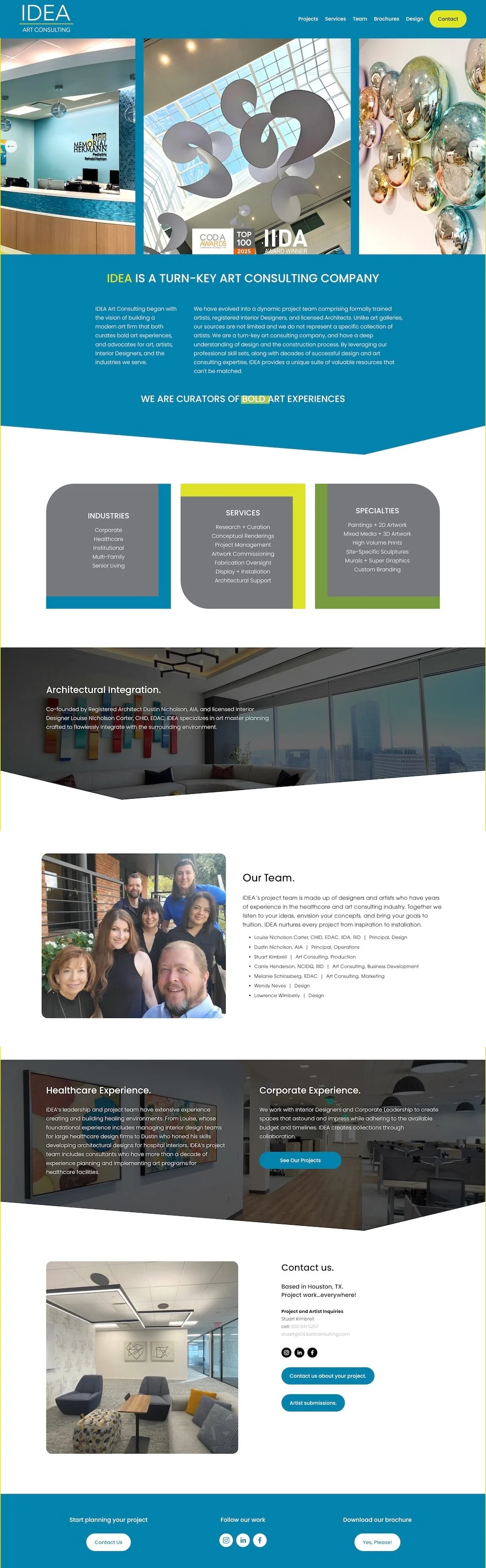 IDEA Art Consulting Home Page