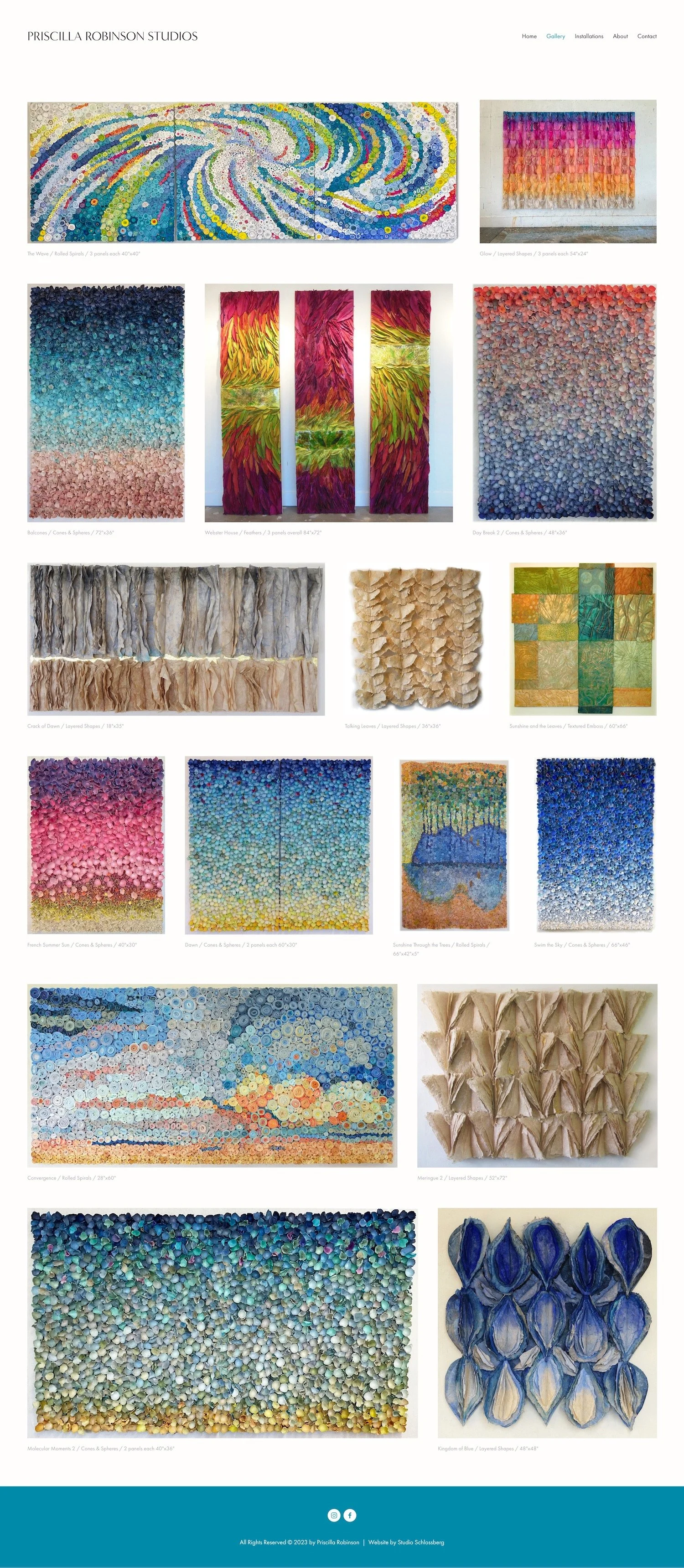 Priscilla Robinson Gallery Page