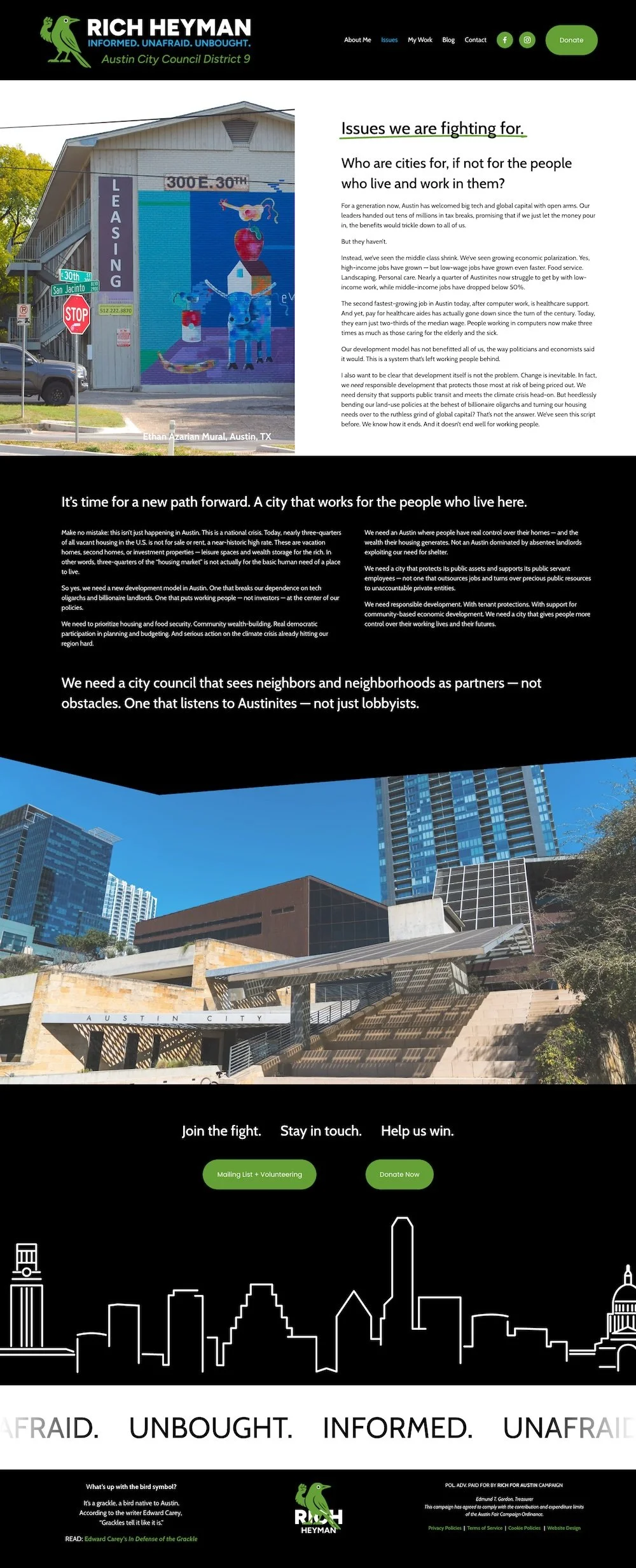 Rich Heyman Issues Page