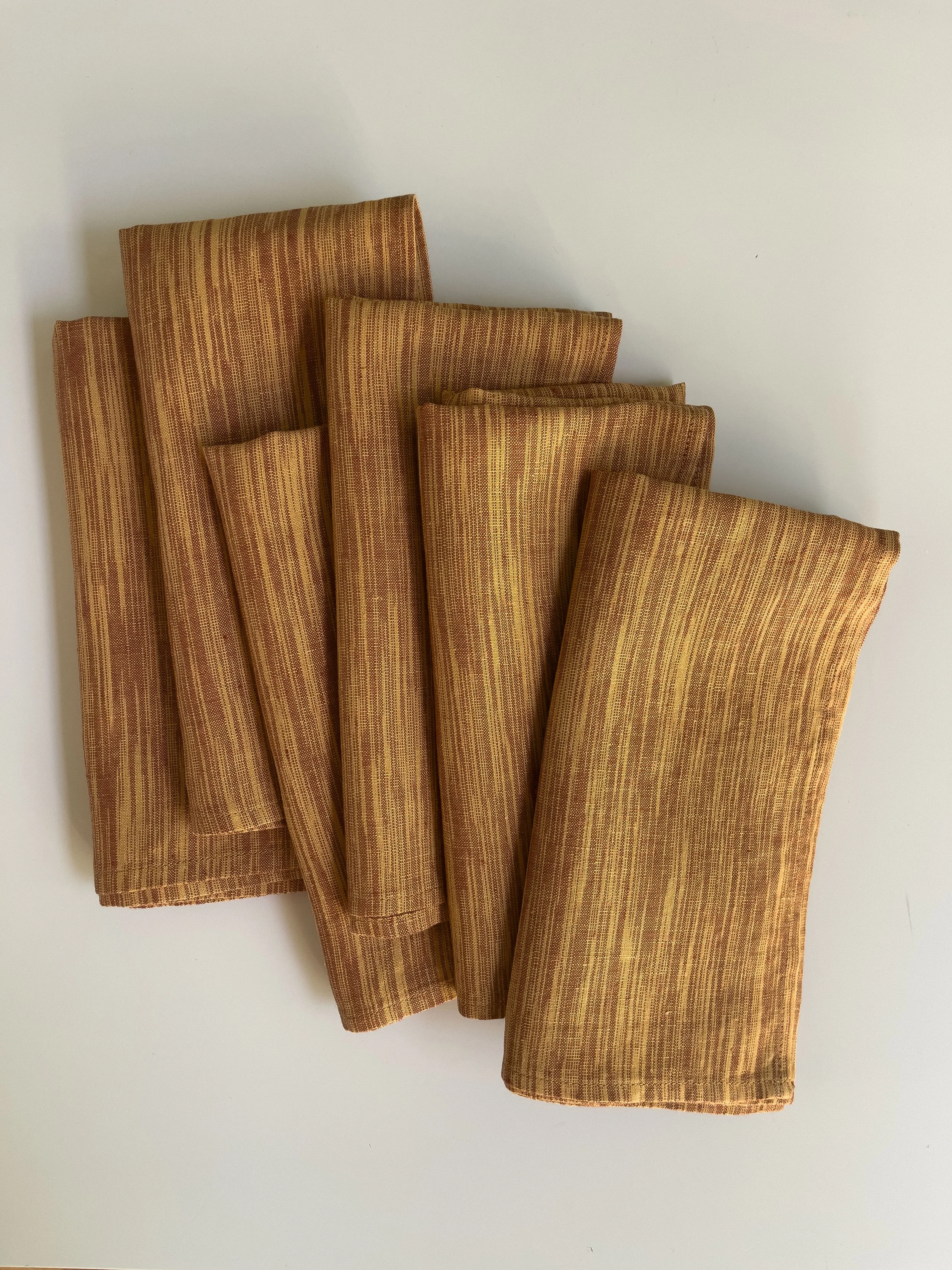 LTD EDITION linen napkins - Campfire, Set of 6