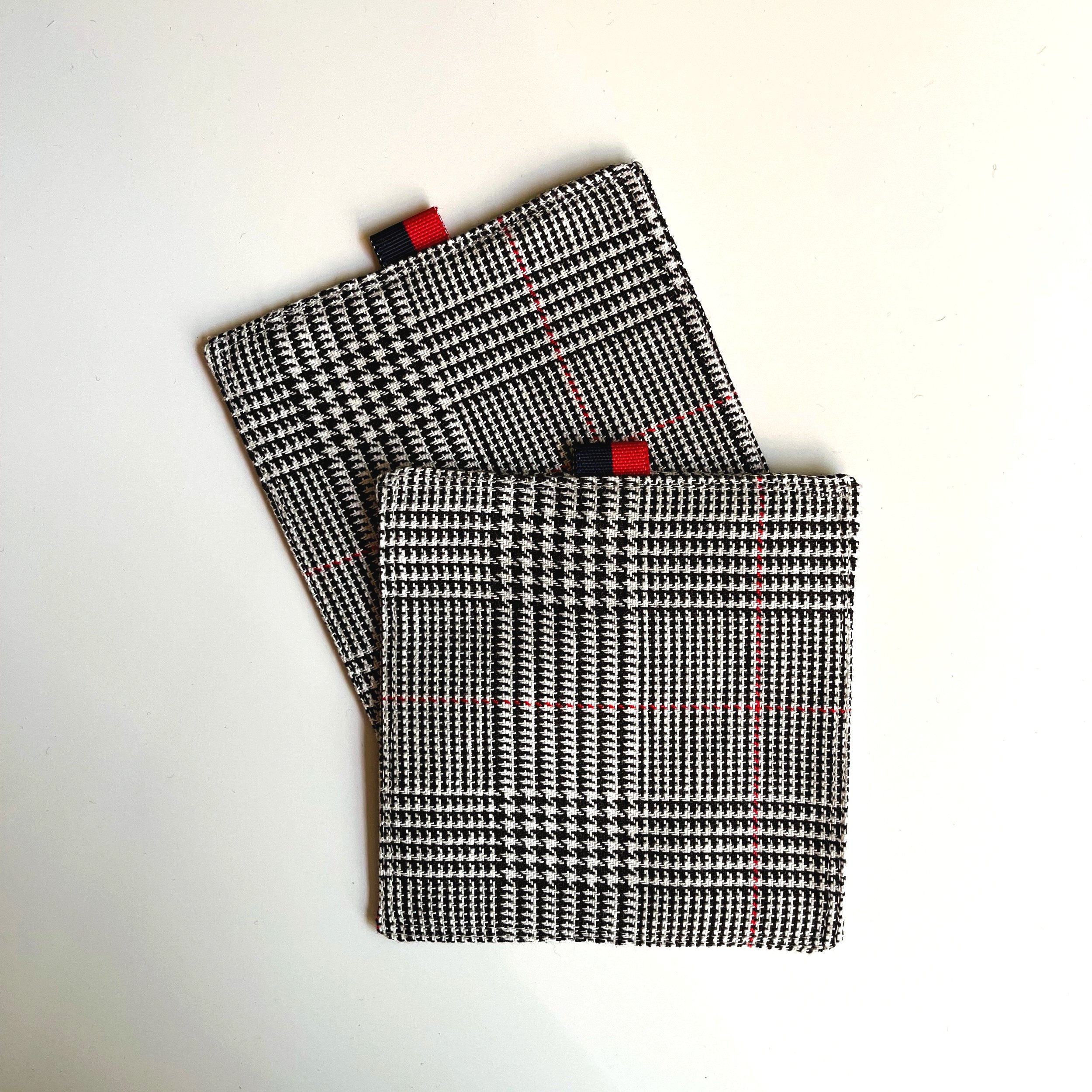 Ltd. Edition - Black/White Glen Plaid Set of 4