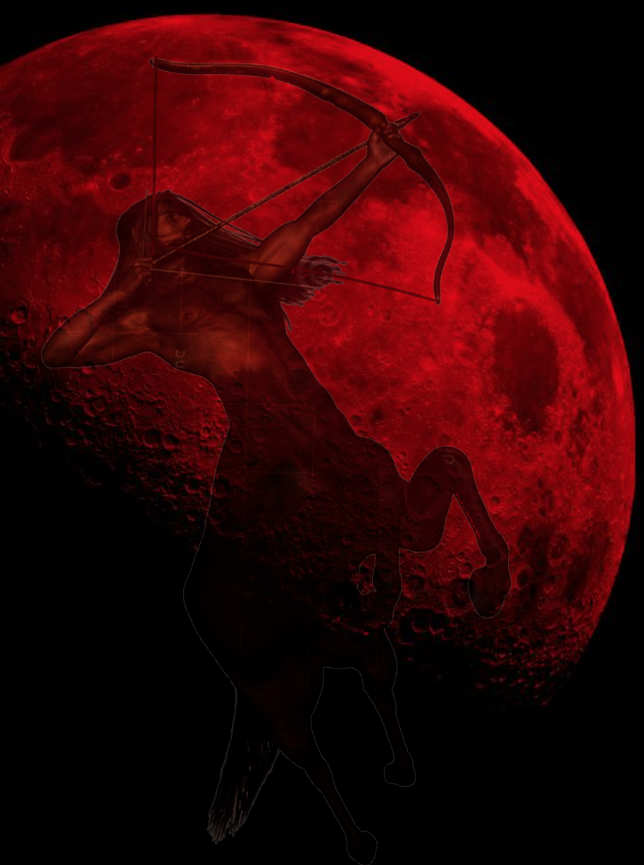 Sagittarian Super Blood Moon Lunar Eclipse