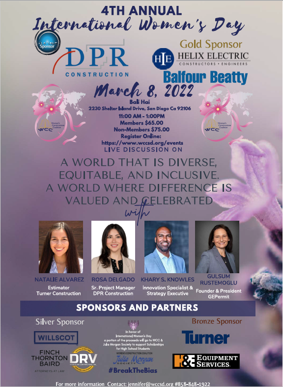 International Women's Day Celebration — Women's Construction Coalition