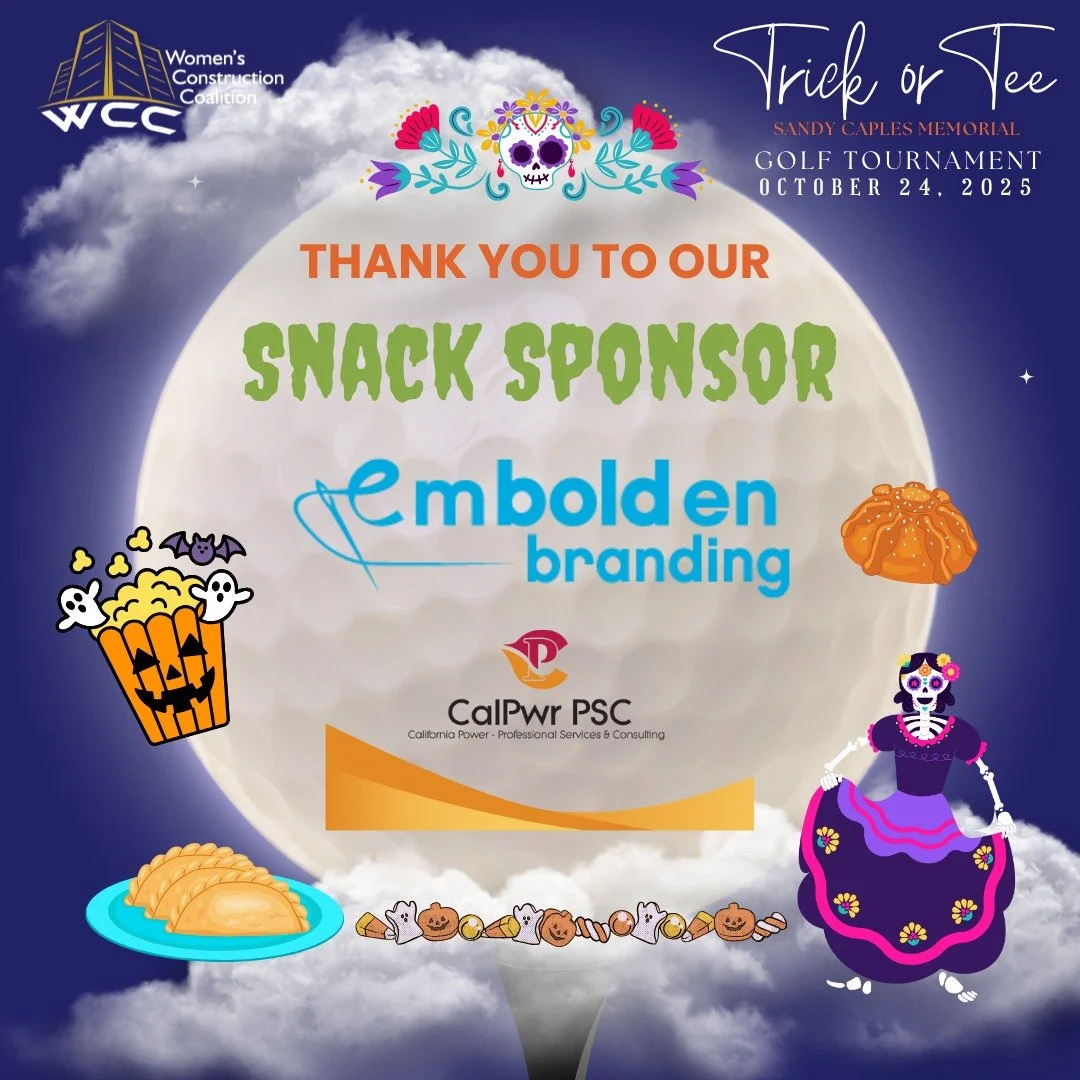 🍭We&rsquo;re serving up some sweet appreciation to Embolden Branding and CalPwr PSC, our spirited Snack Sponsors for the WCC Trick or Tee Golf Tournament &mdash; happening Friday, October 24, 2025, at Twin Oaks Valley Golf Course! ⛳️🎃

Embolden Bra